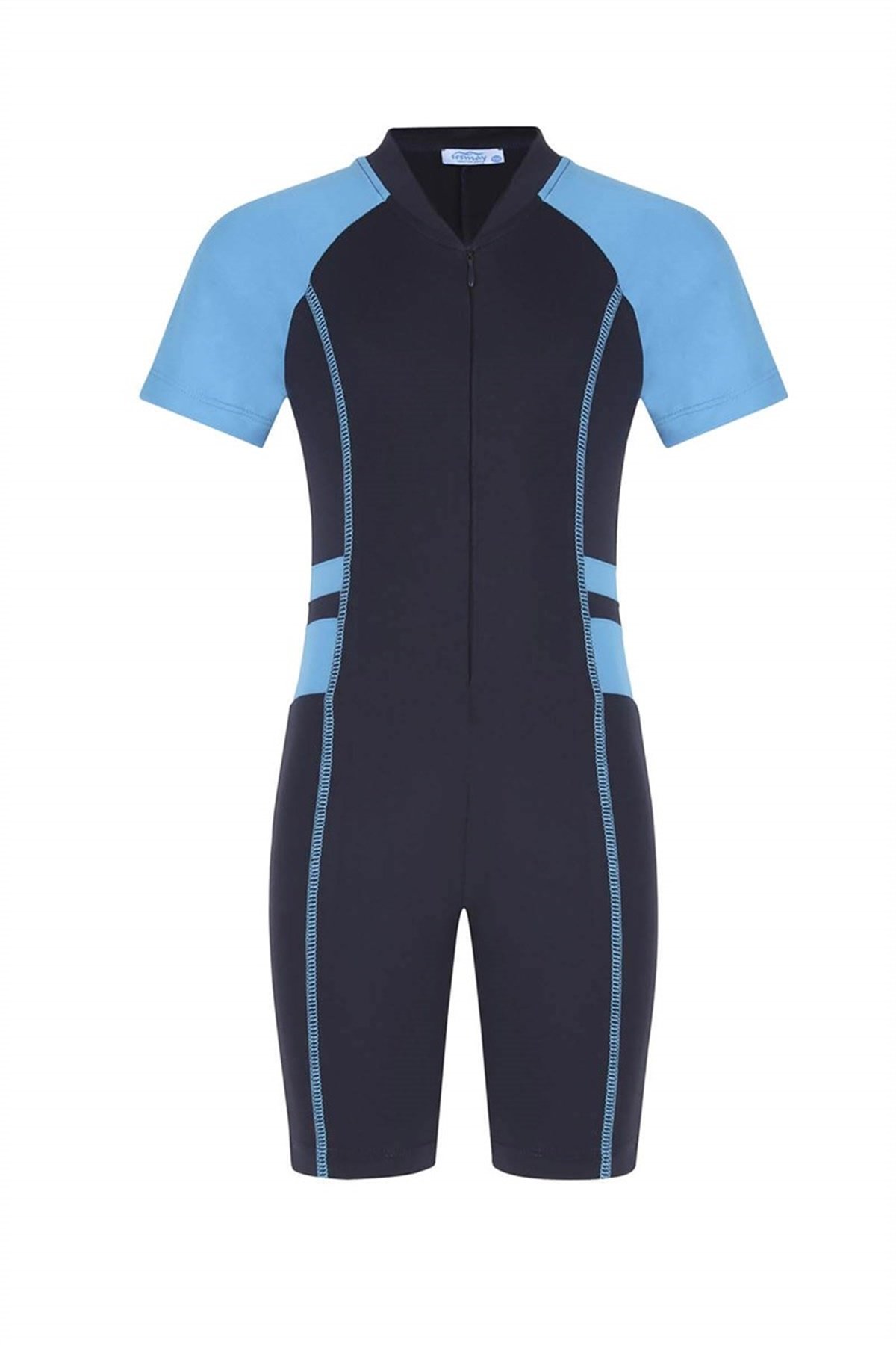 3 - 12 Yaş Arası Çocuk Kısa Kollu Tulum Mayo T0467