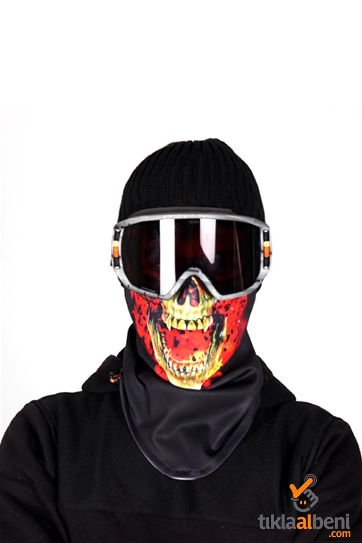 Ateş Kurukafa Kayak Maskesi 2058