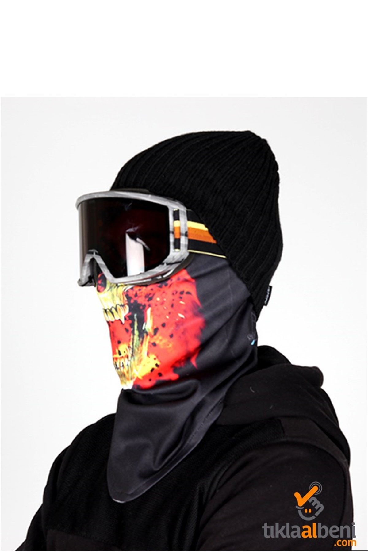 Ateş Kurukafa Kayak Maskesi 2058