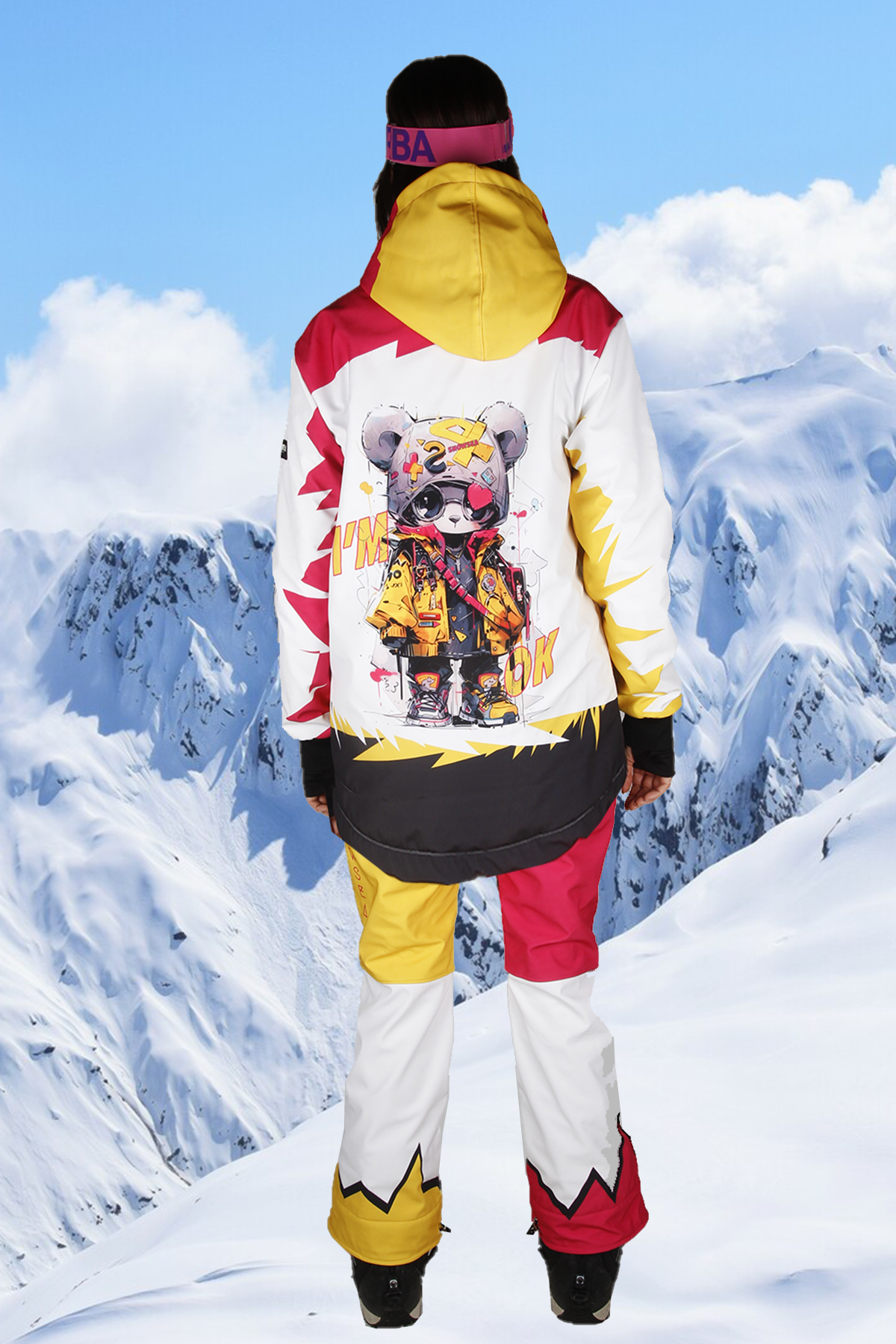 Bad Bunny SS8085-2 Snowsea Kayak & Snowboard Takımı