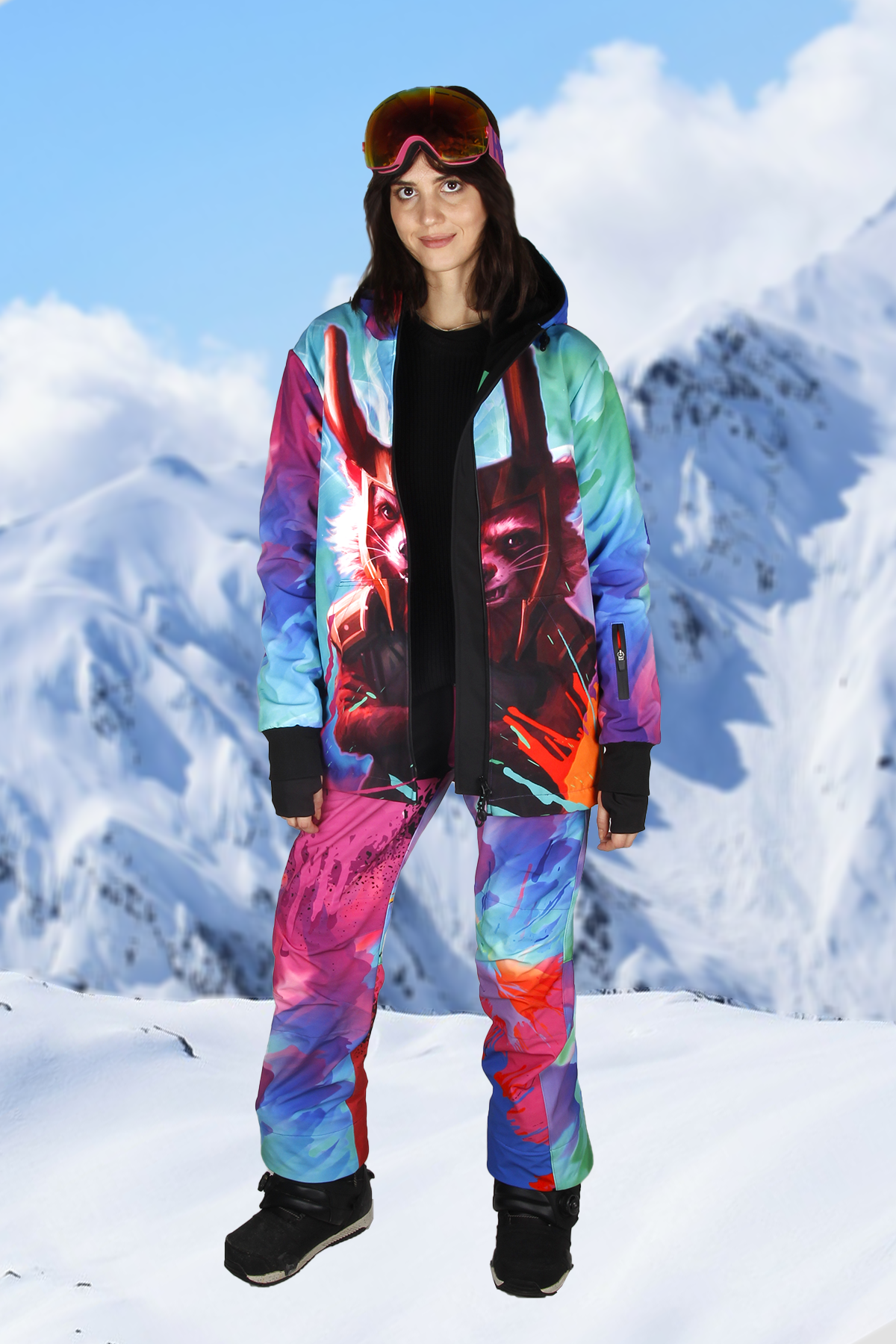 Bad Bunny SS8086 Snowsea Kayak & Snowboard Takımı