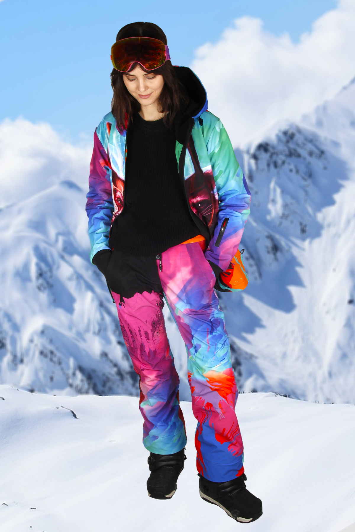 Bad Bunny SS8086 Snowsea Kayak & Snowboard Takımı