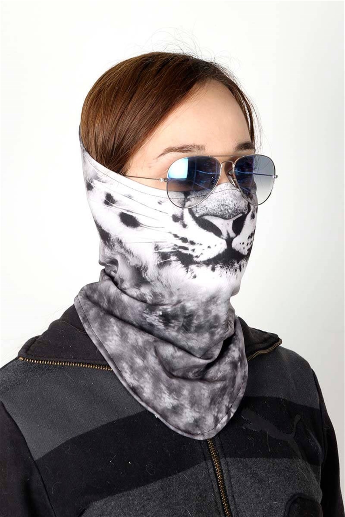 Bayan Kaplan Yıkanabilir Yüz Mskesi Snowsea 2069