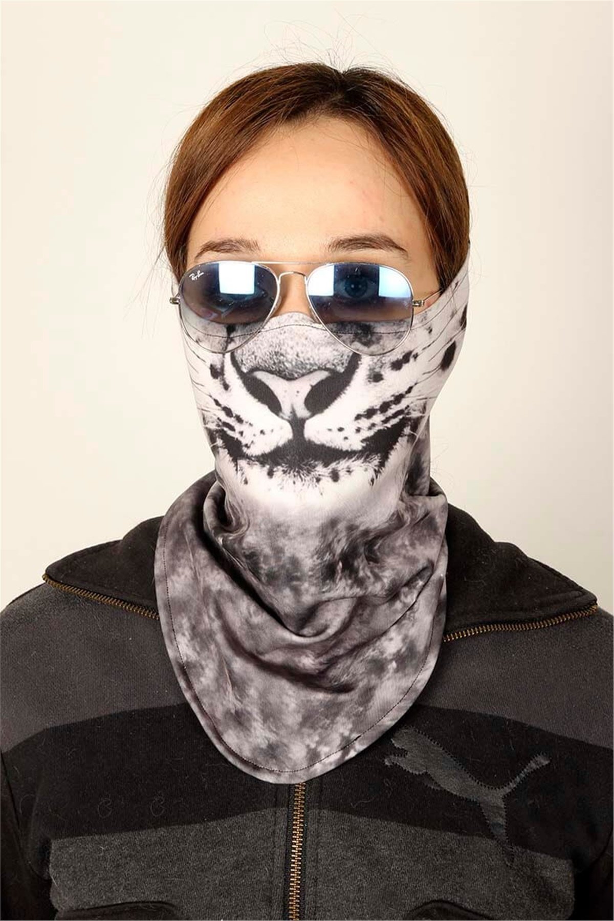 Bayan Kaplan Yıkanabilir Yüz Mskesi Snowsea 2069