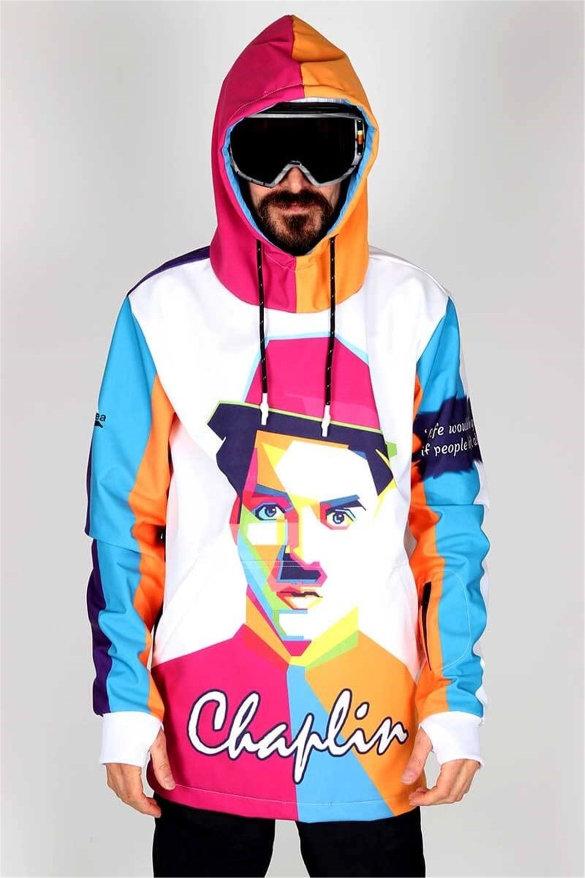 Chaplin Snowsea Erkek Snowboard & Kayak Hoodie Montu SS5577 