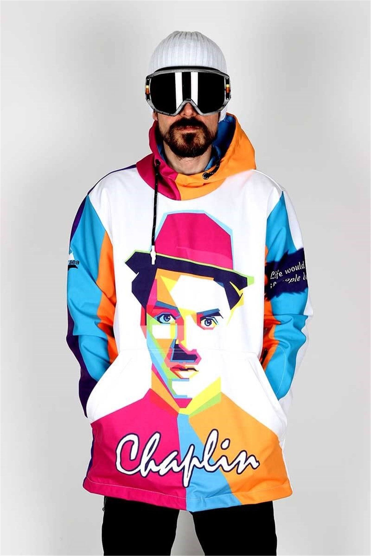 Chaplin Snowsea Erkek Snowboard & Kayak Hoodie Montu SS5577 