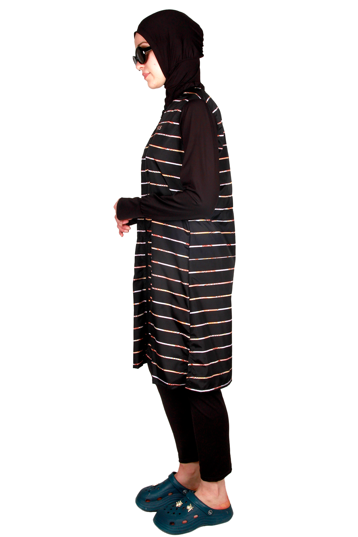 Çizgili Tesettür Mayo, Veros VRS1090