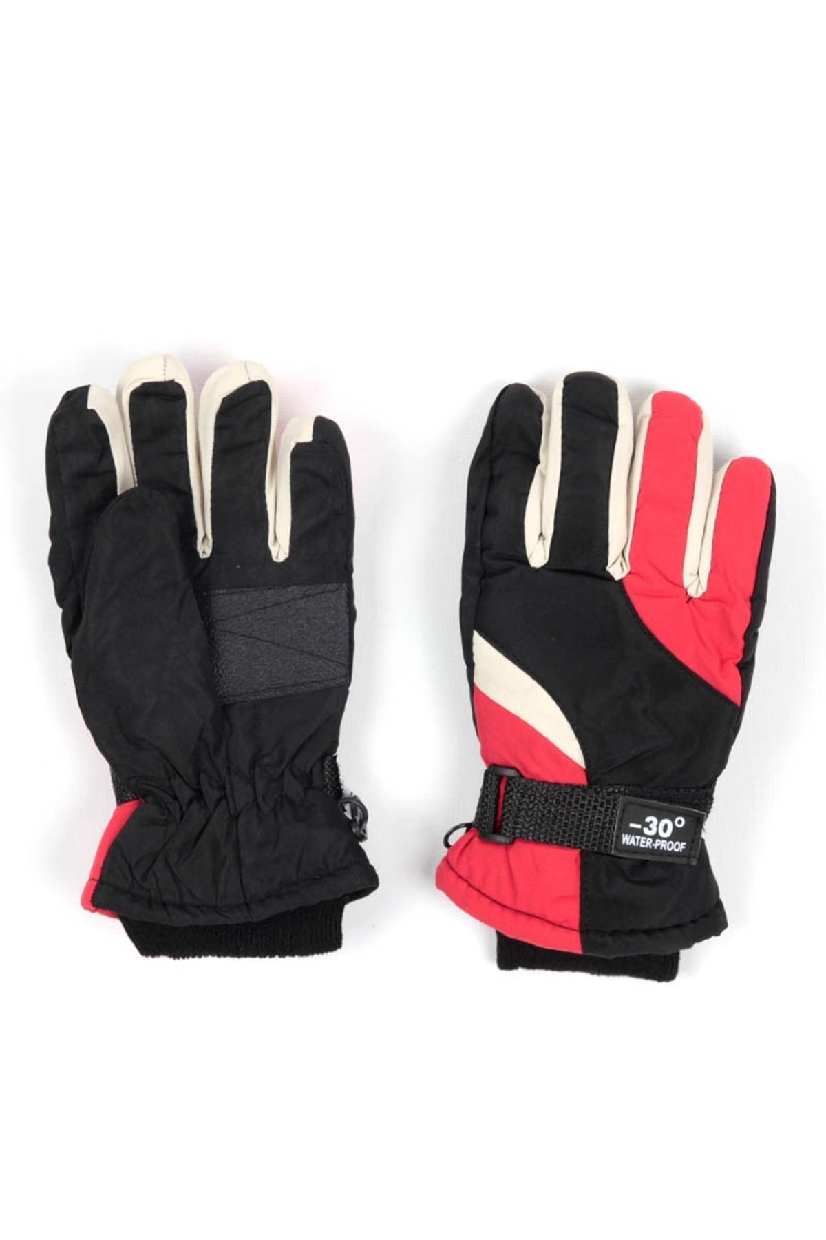 Çocuk Kar Eldiveni Unisex B-714 Kırmızı