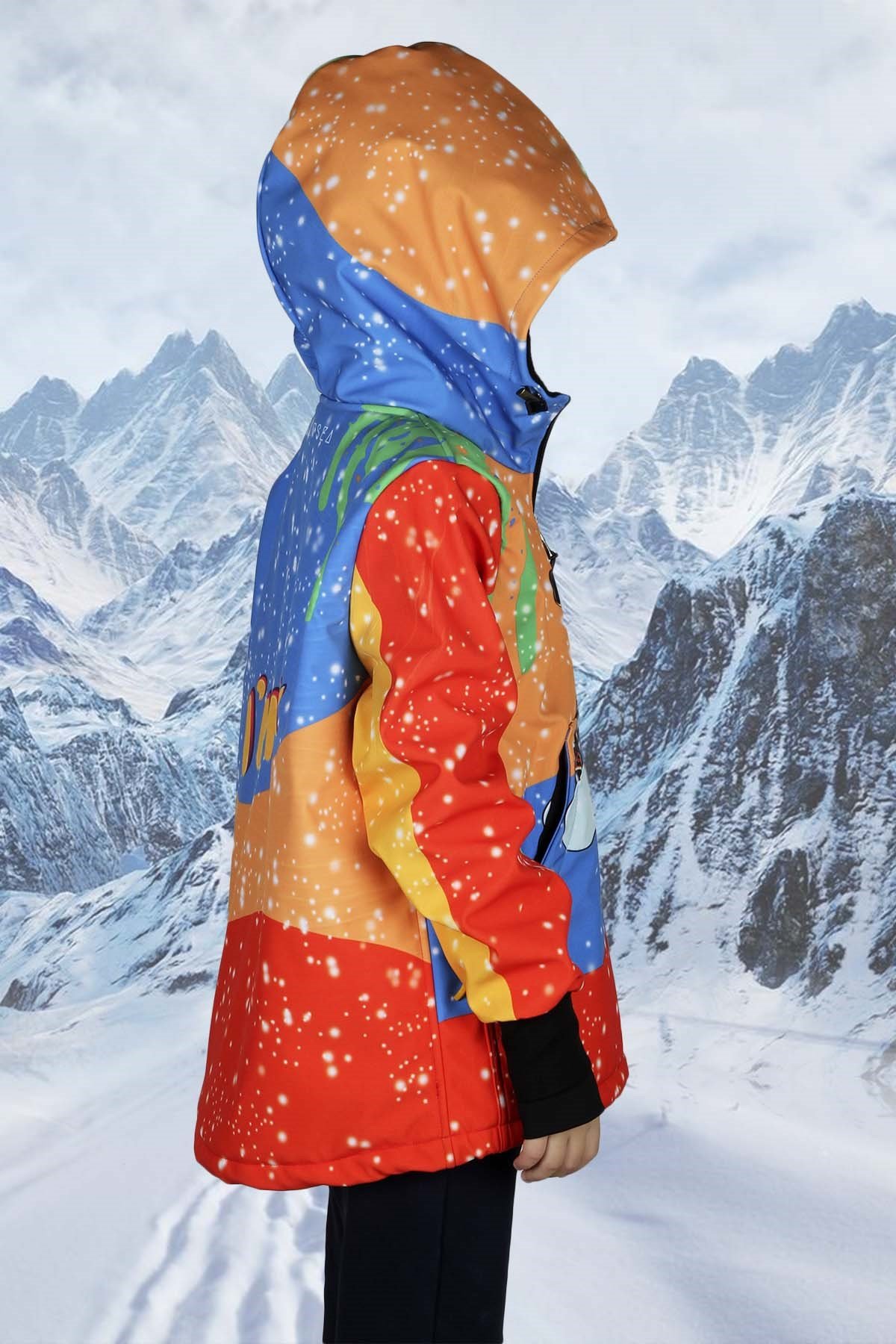 Cool Boy Snowboarding Erkek Çocuk Snowboard Kar Montu Snowsea SS7750