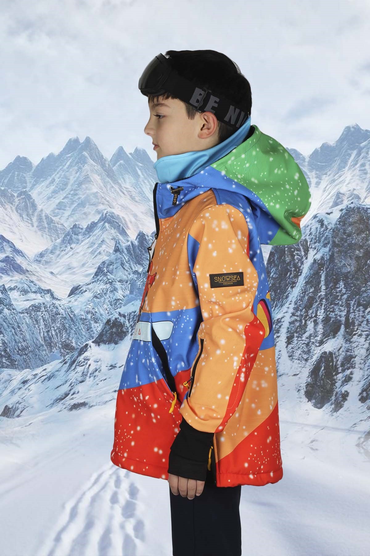 Cool Boy Snowboarding Erkek Çocuk Snowboard Kar Montu Snowsea SS7750