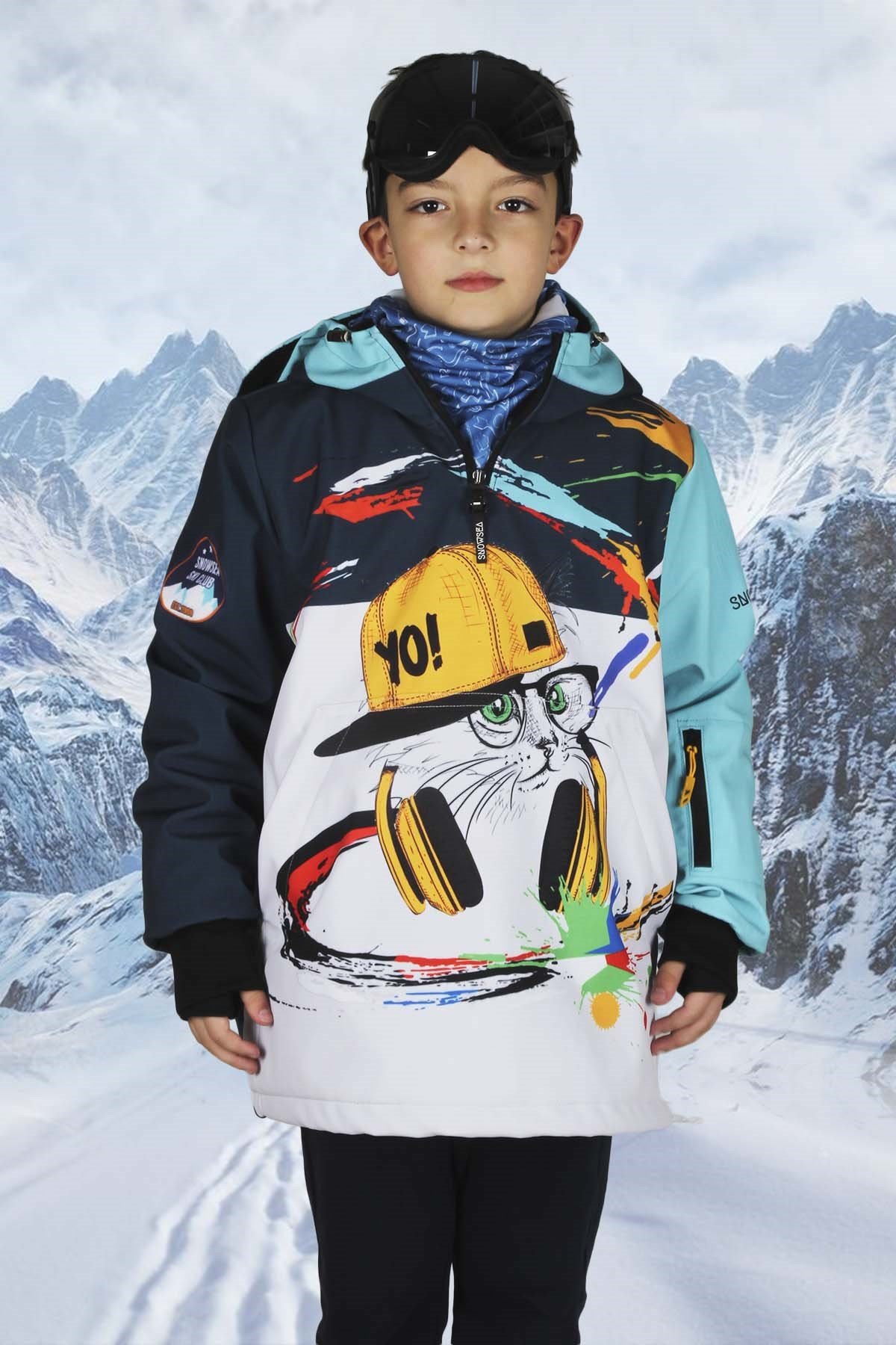 Cool Cat Erkek Çocuk Kayak Snowboard ve Kar Montu / Snowsea SS7751