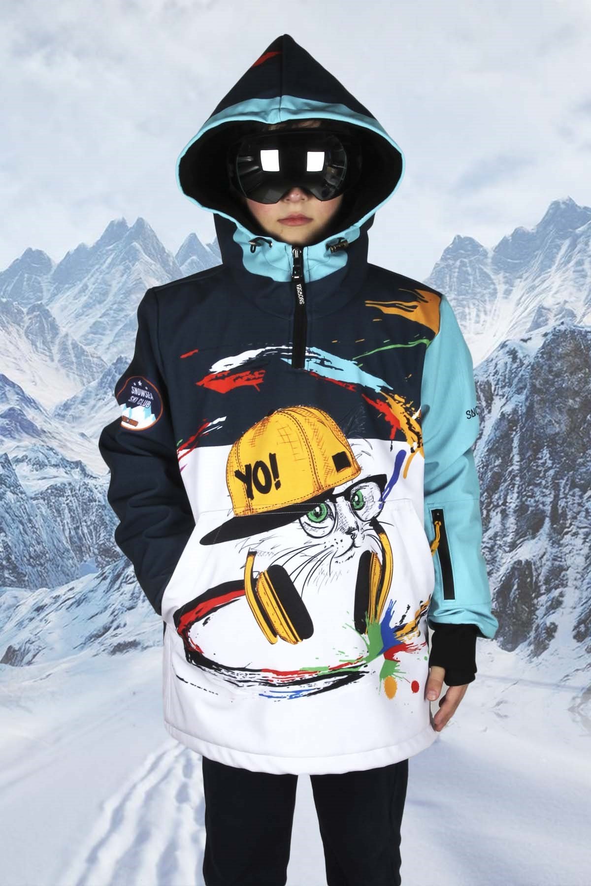 Cool Cat Erkek Çocuk Kayak Snowboard ve Kar Montu / Snowsea SS7751