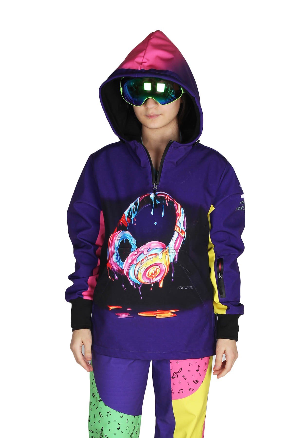 Cool Music Kız Çocuk Snowboard ve Kayak Montu / SS7620