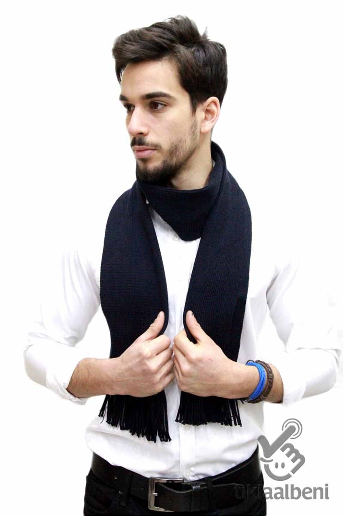 Erkek Atkı Deep 14021 - Siyah