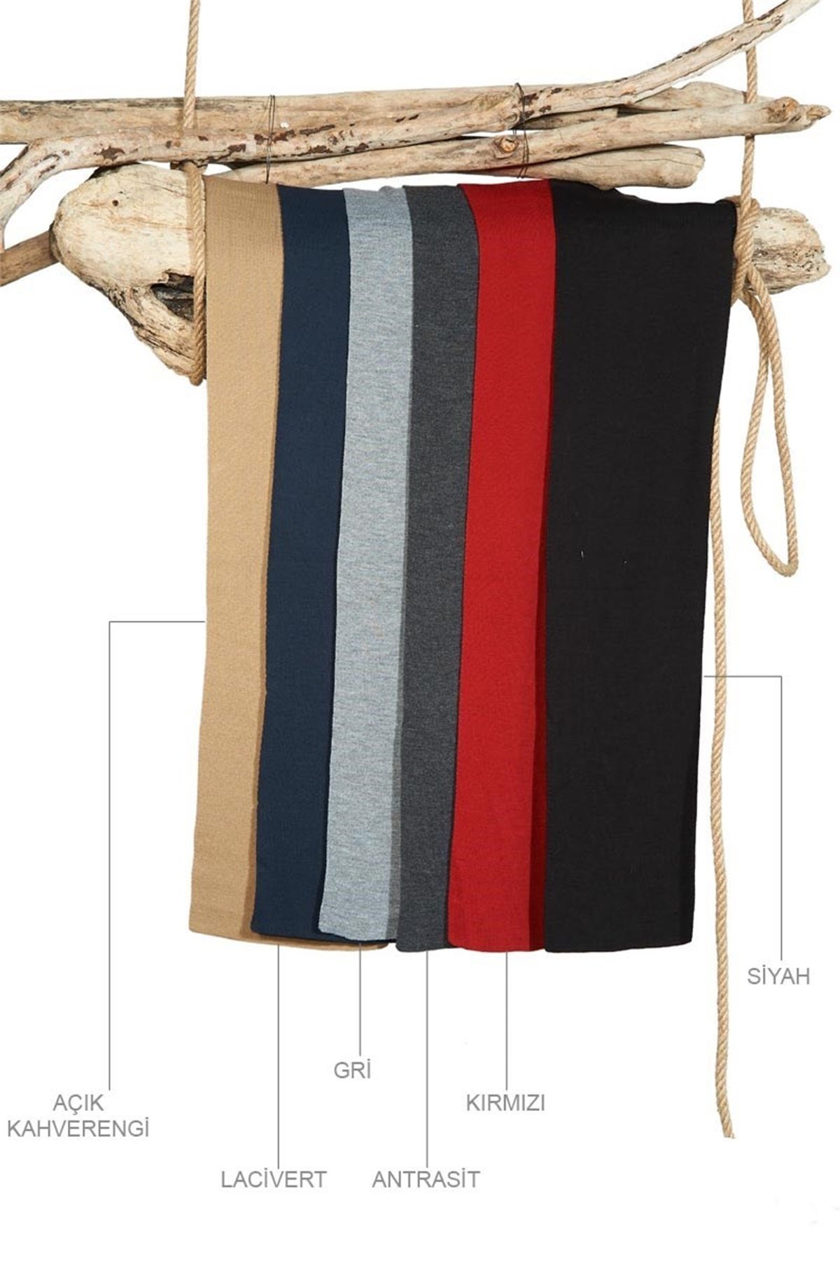 Erkek Kaşkol Atkı Johnny 14017 - lacivert