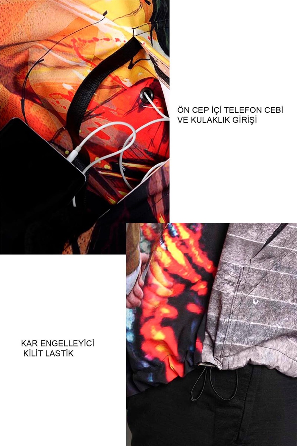 snowsea joker mont iç cep ve kar engelleyici lastik
