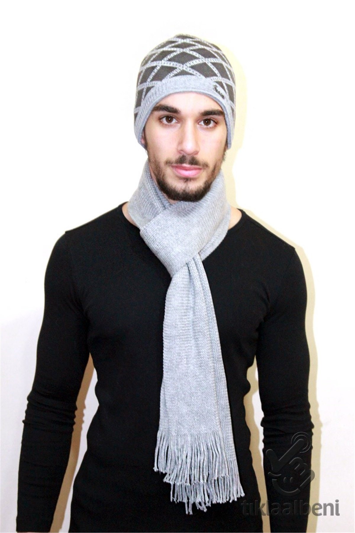 Erkek Atkı Bere Takımı - wiko 12161