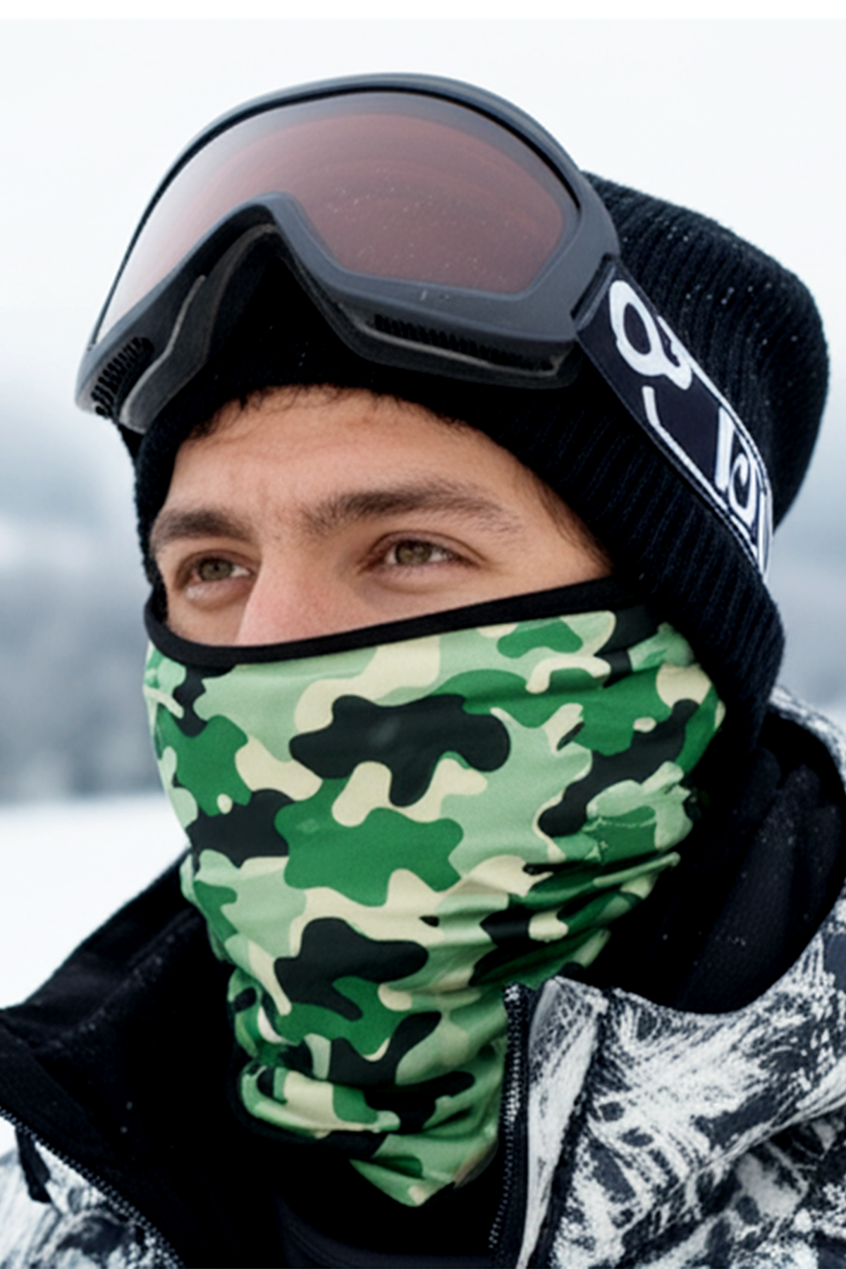 Forest Camo Kayak ve Snowboard Maskesi SS2111