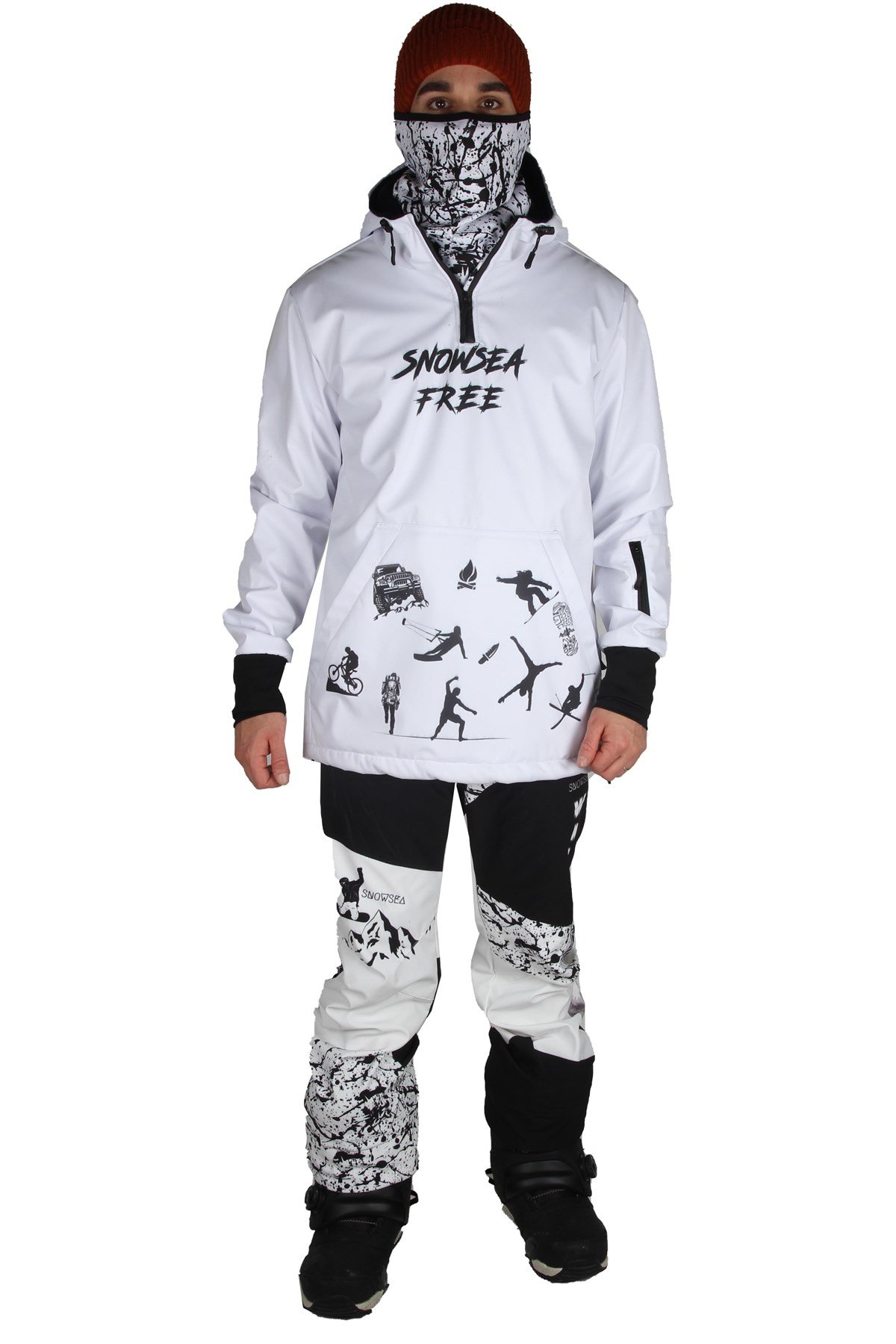 Free Snowboard Mont ve Pantolon Takımı, Snowsea SS7922, My Way Kayak Montu Takımı