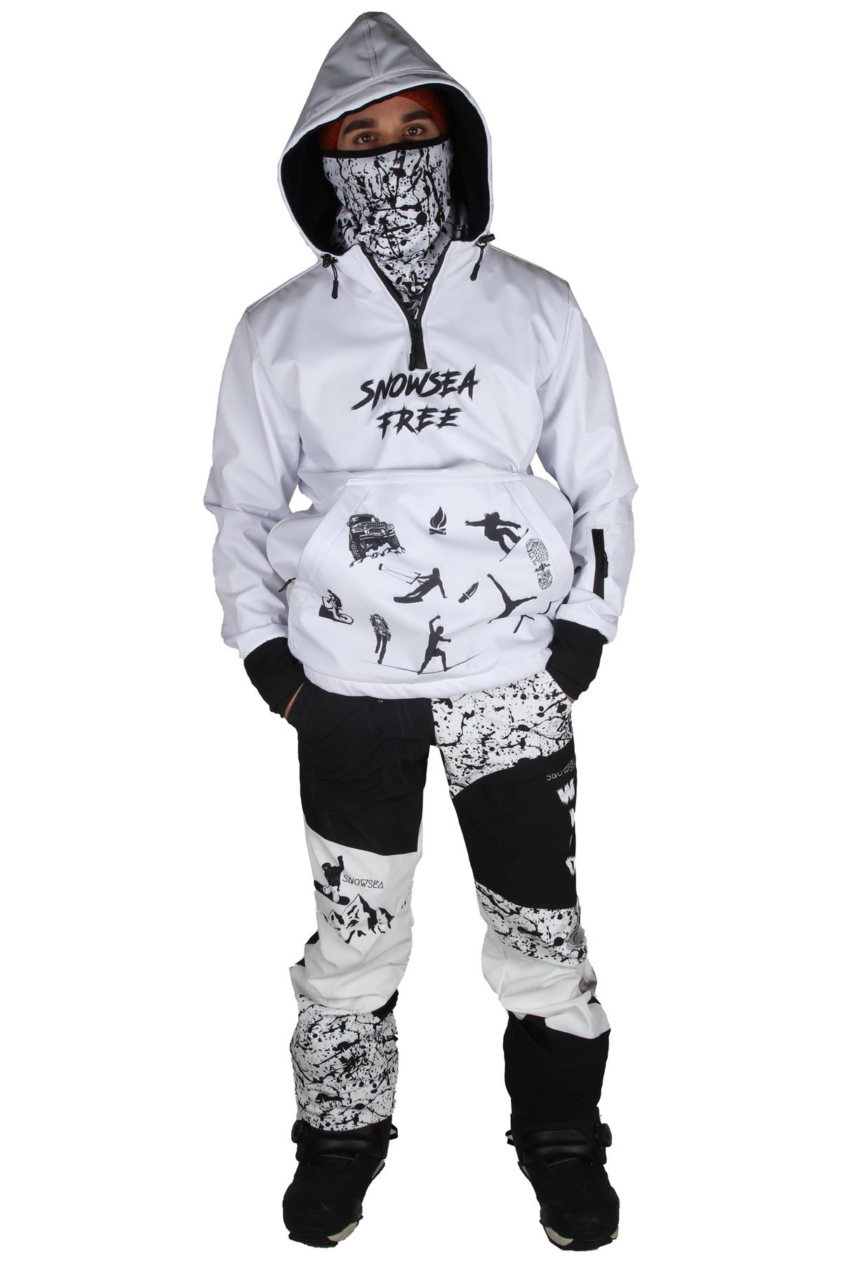 Free Snowboard Mont ve Pantolon Takımı, Snowsea SS7922, My Way Kayak Montu Takımı