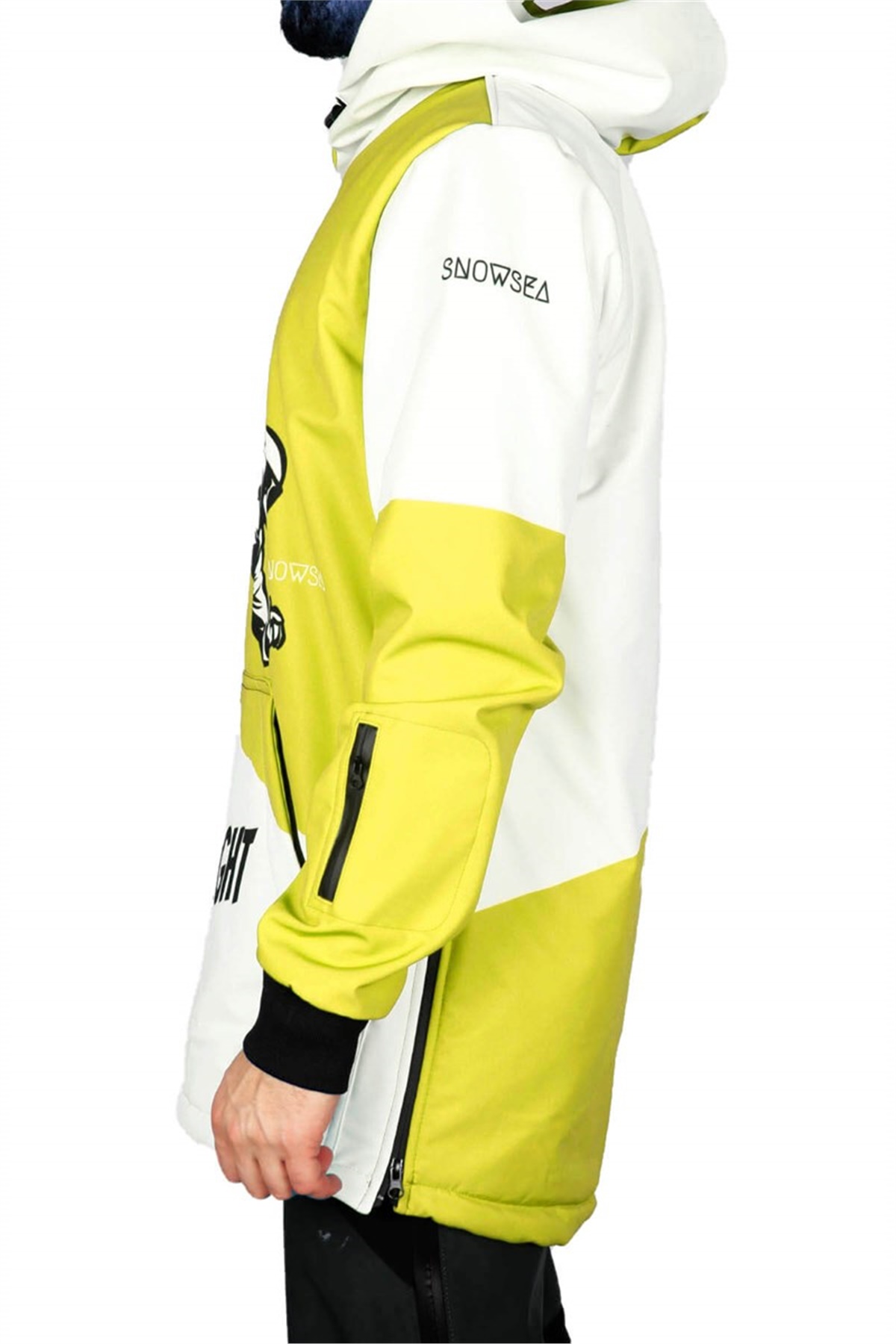 Freestyler Sarı Erkek Kar Montu, Snowboard Montu SS19-4