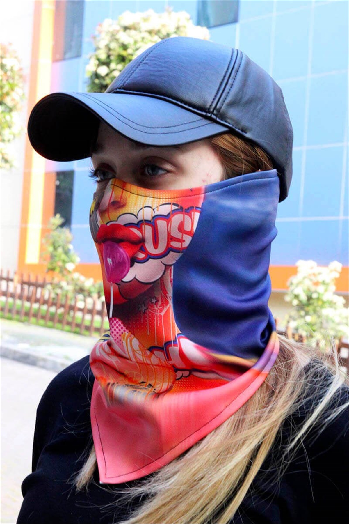 Her Ortamda Takılabilen Pow Lollipop Bayan Yüz Maskesi Snowsea 2073