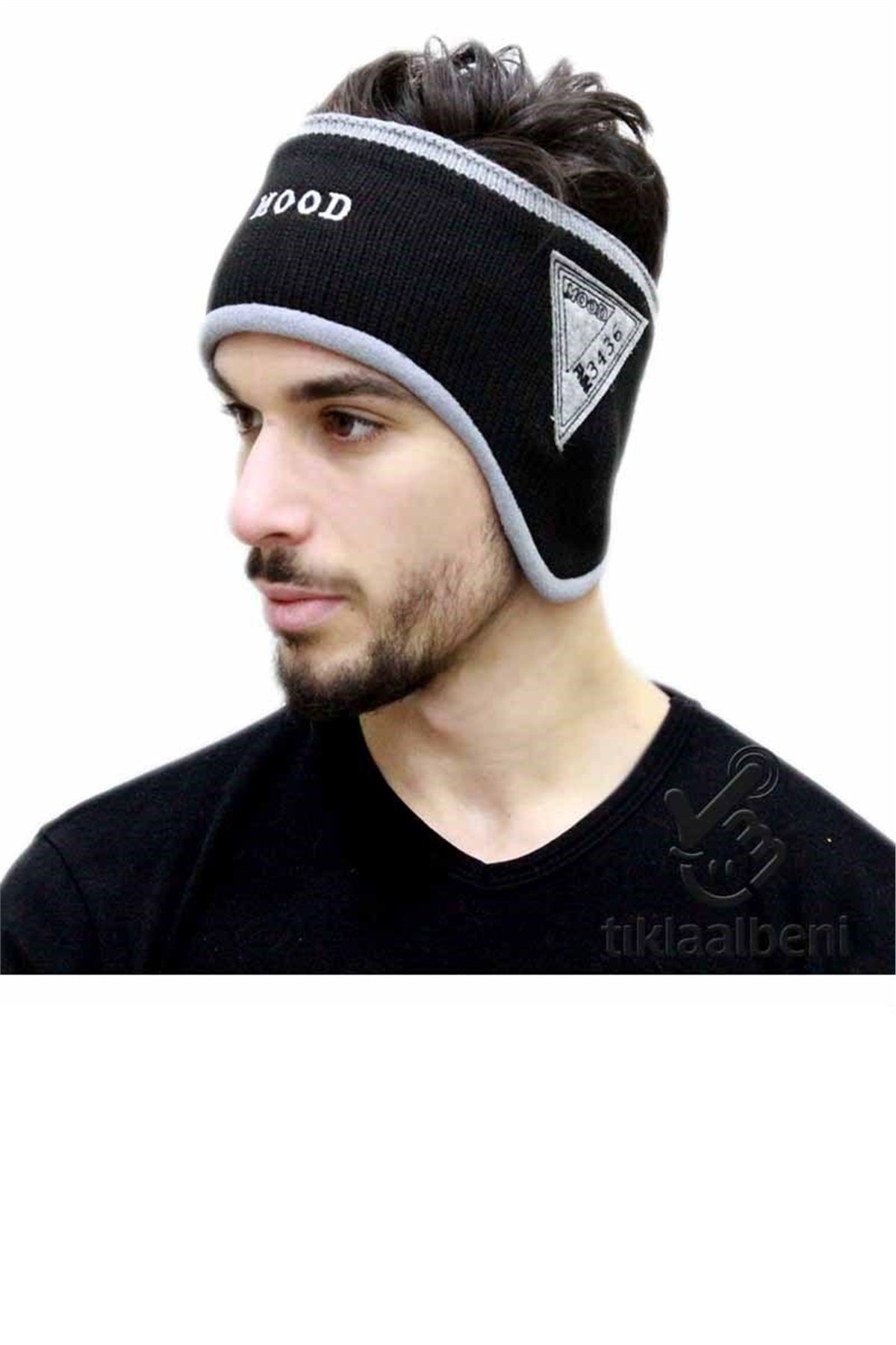 İçi Polarlı ve Kulaklı Bandana  - Mood 21111 Antrasit