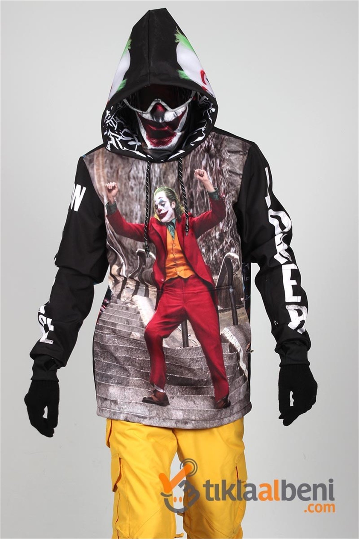 Joker Kayak ve Snowboard Hoodie / Özel Üretim