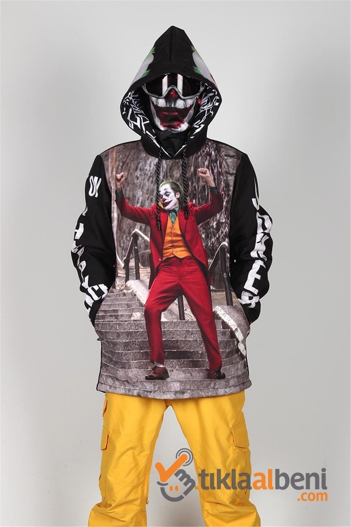 Joker Kayak ve Snowboard Hoodie / Özel Üretim