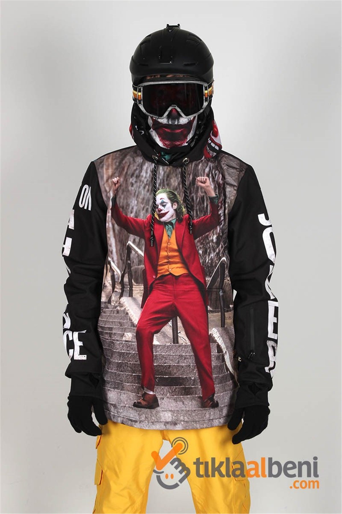 Joker Kayak ve Snowboard Hoodie / Özel Üretim