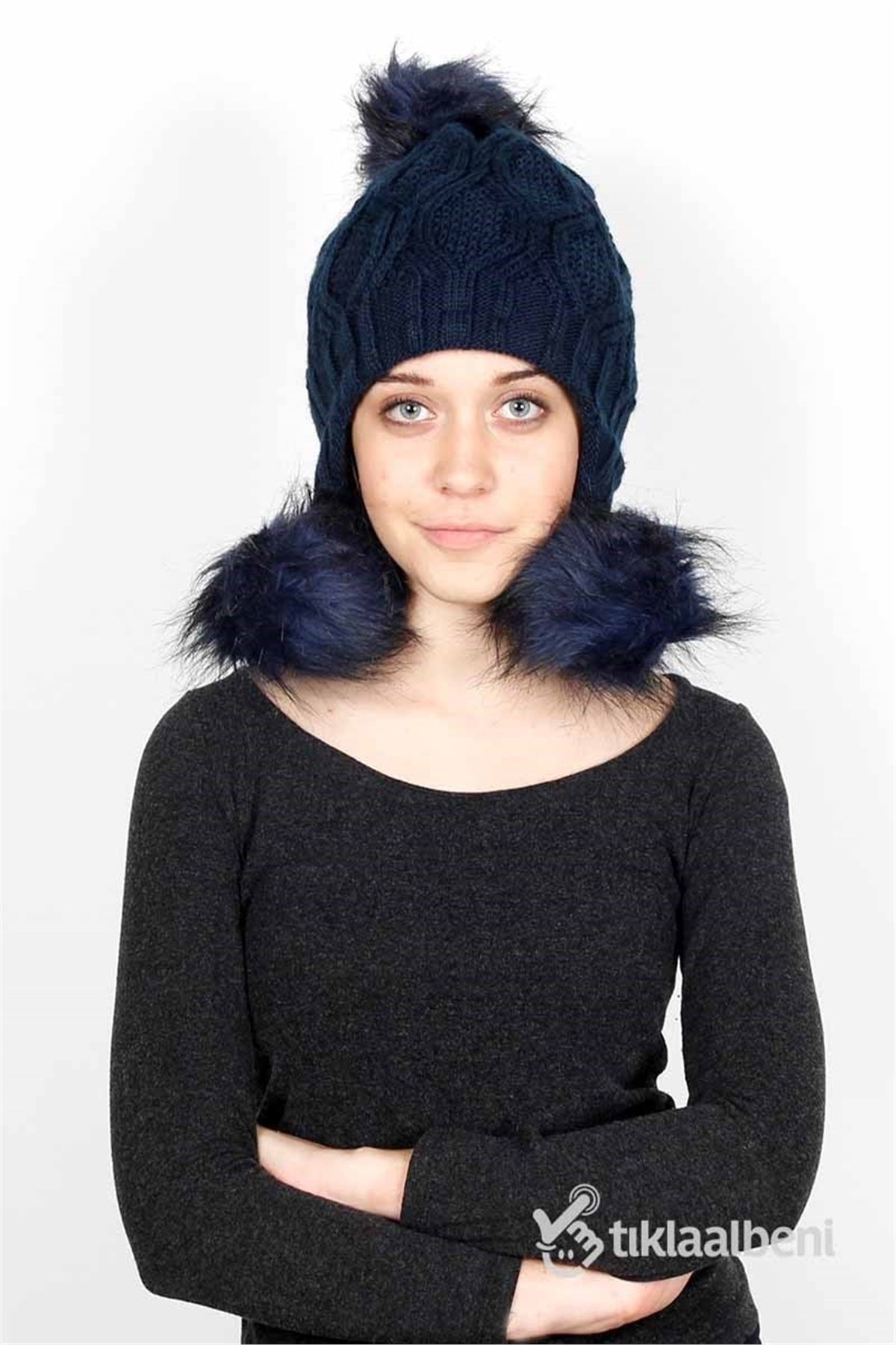 Junior Kız Çocuk Violet Bere FNM-2394