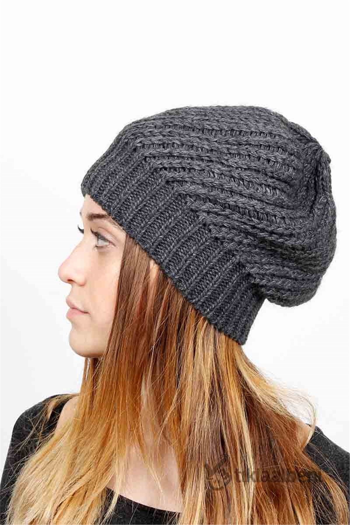 Kadın Bere, Düz Yumuşak Dökümlü Bere GP-1557