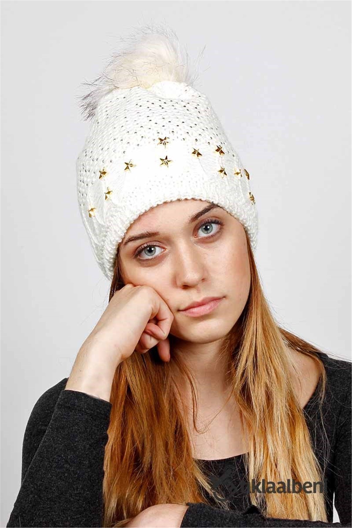 Altın yıldız Bere 12509 Ekru