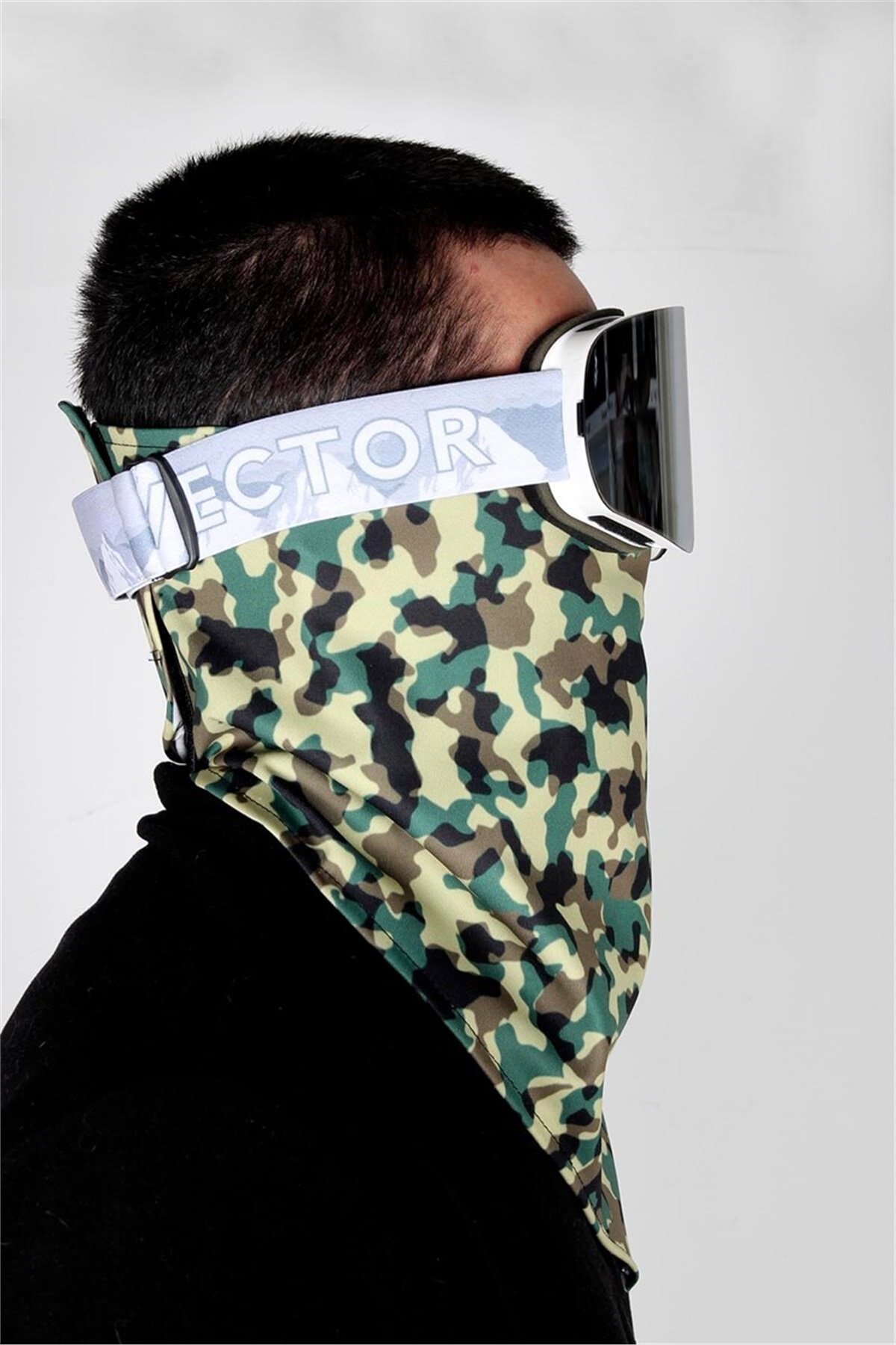 Kamuflaj Kayak ve Snowboard Maskesi 