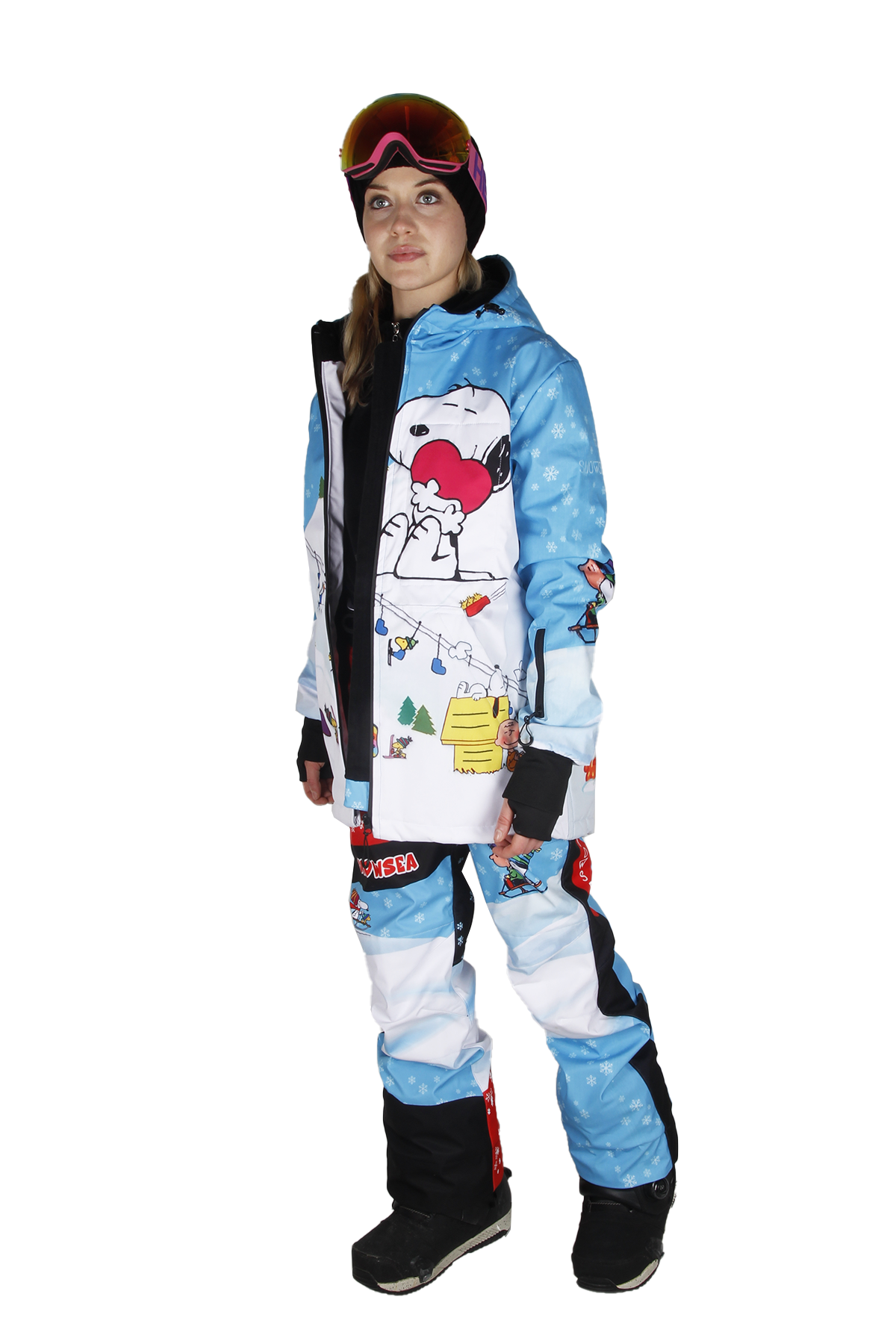 Karlar Üstünde Drops Snowboard Montu / Snowsea SS9031-1