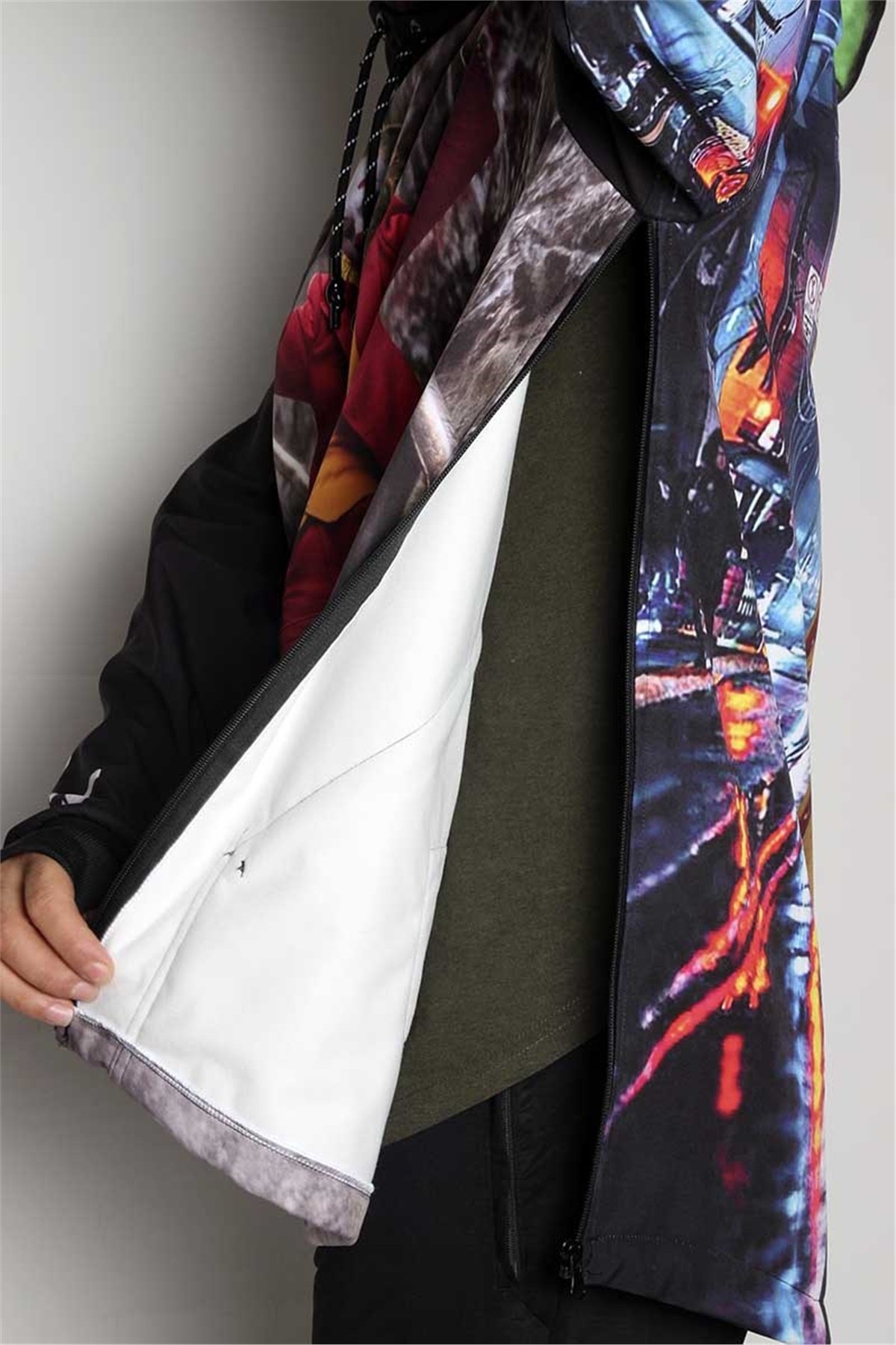 Kayak Mont Hoodie, Snowsea Özel Tasarım Joker Snowboard Hoodie 