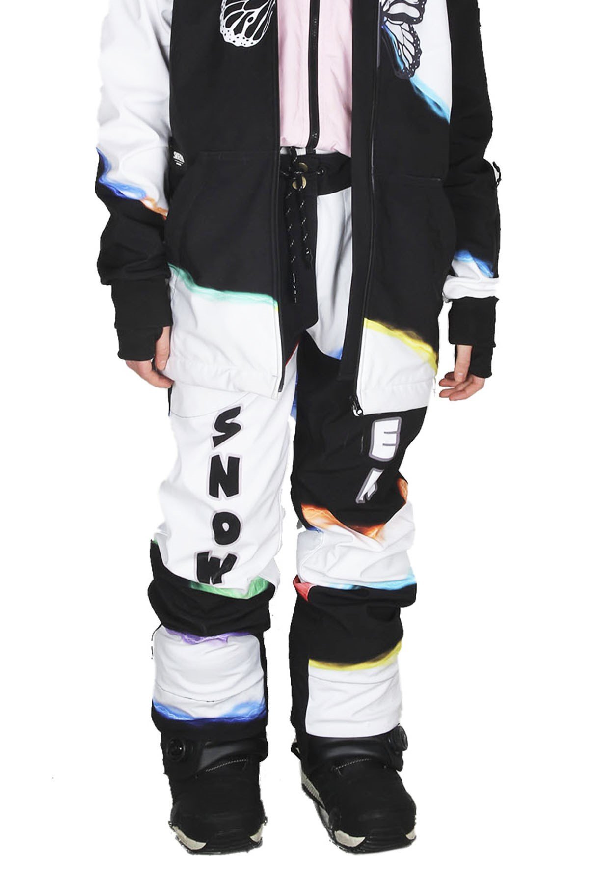 Kelebek Etkisi Tasarım Kayak ve Snowboard Tek Pantolonu