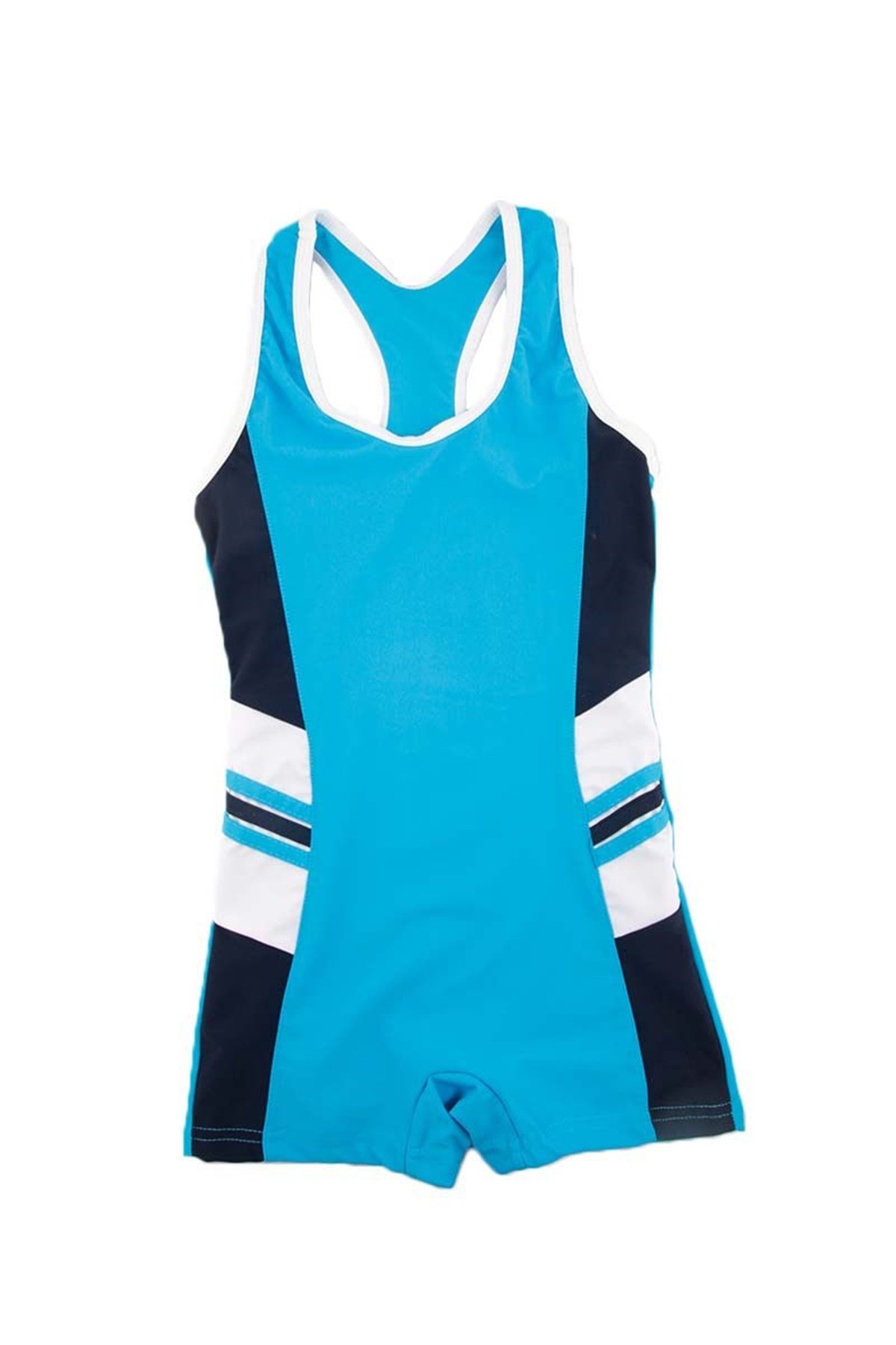 Kız Çocuğu Havuz Yüzücü Mayo ARG-2560 Turkuaz