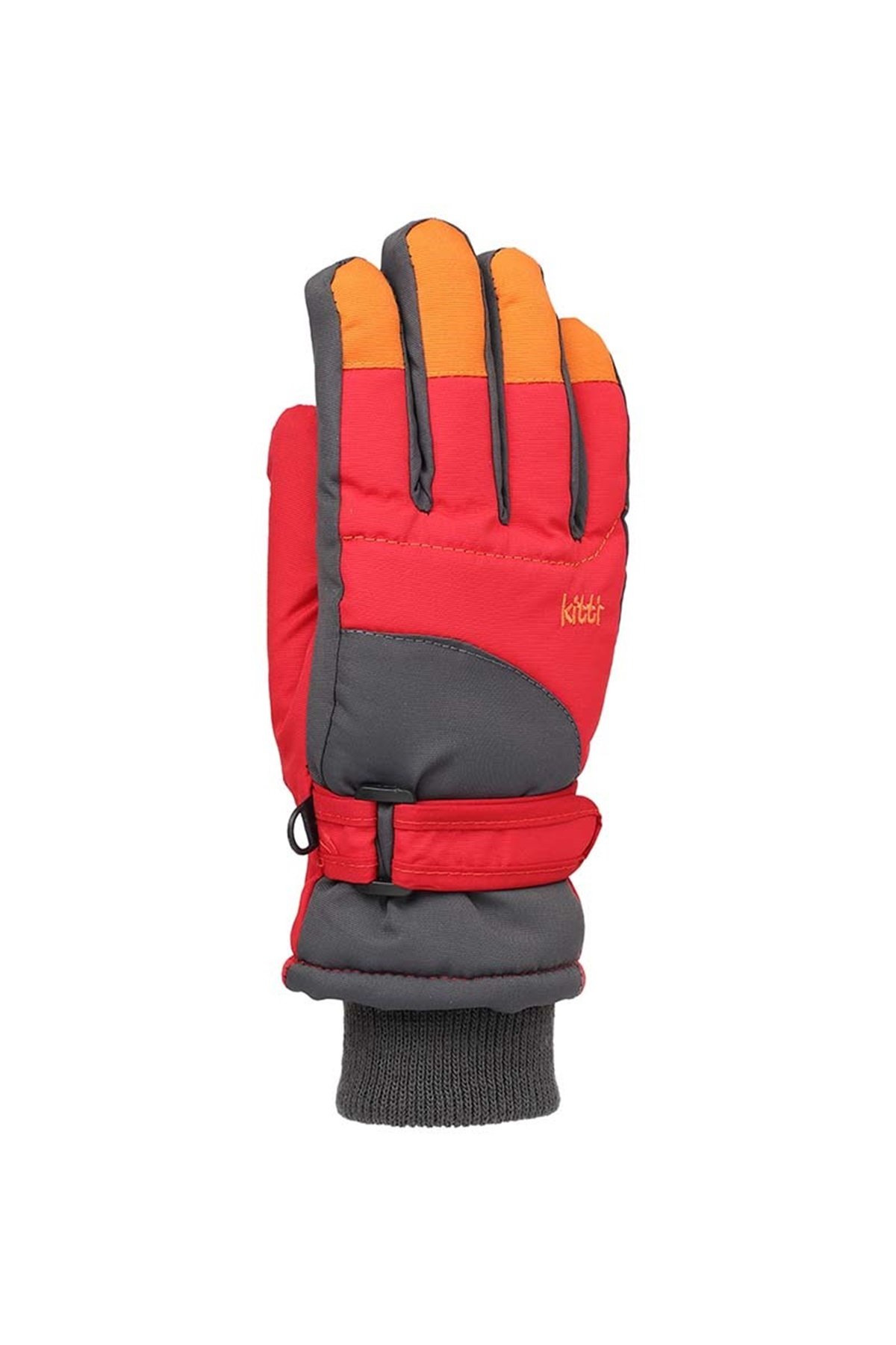 Kız Çocuk Gri Kar Eldiveni 4-8 Yaş - KR421-5