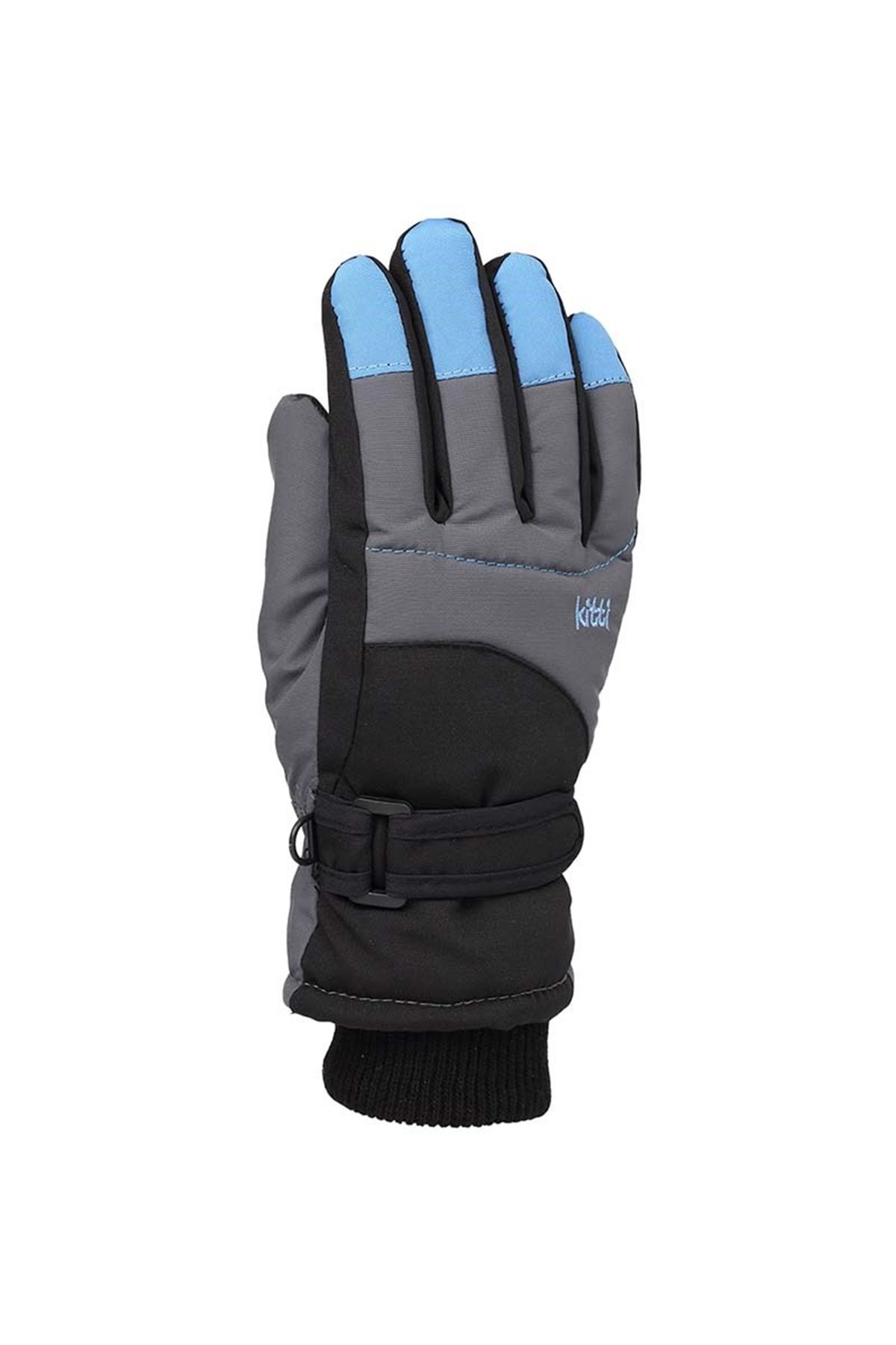 Kız Çocuk Suya Dayanıklı Kar Eldiveni Siyah 4-8 Yaş - KR421-5