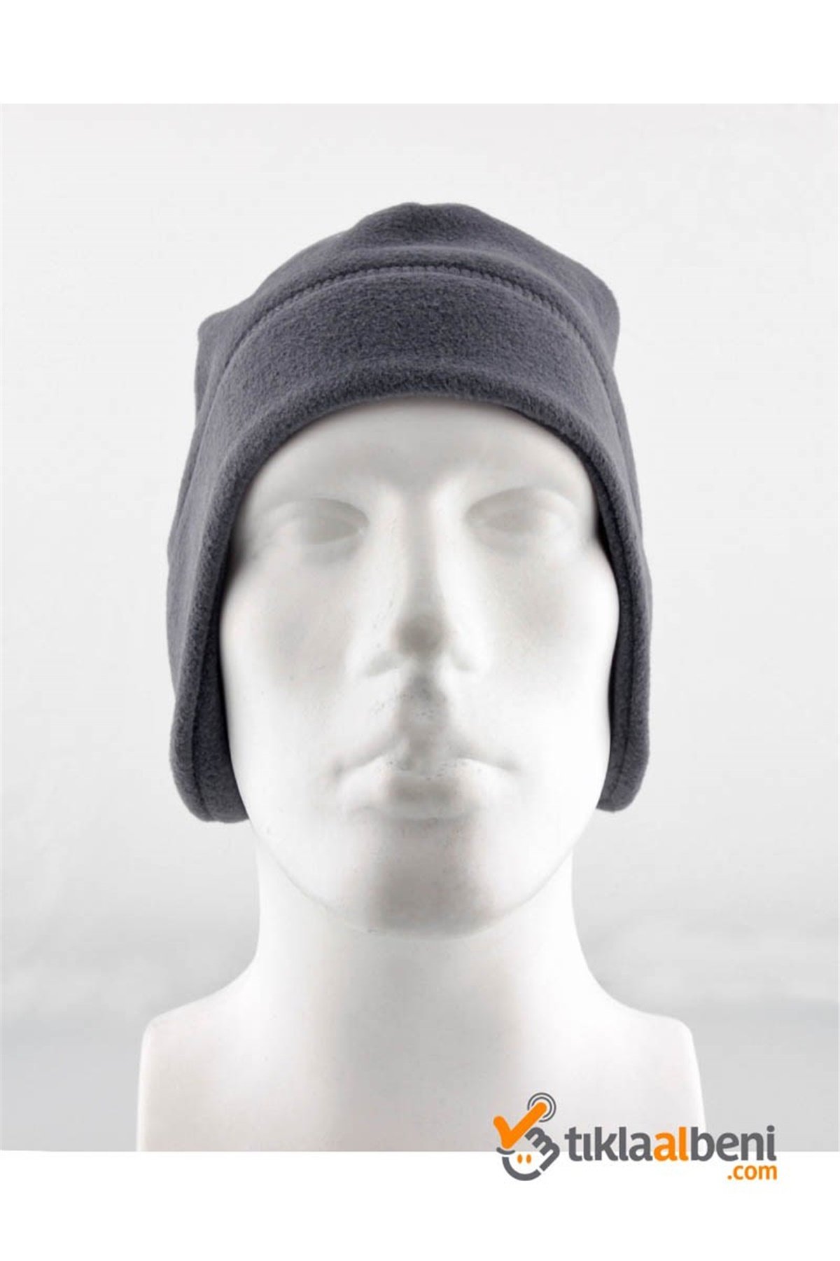 Kulaklı Erkek Polar Bere 88952 Antrasit