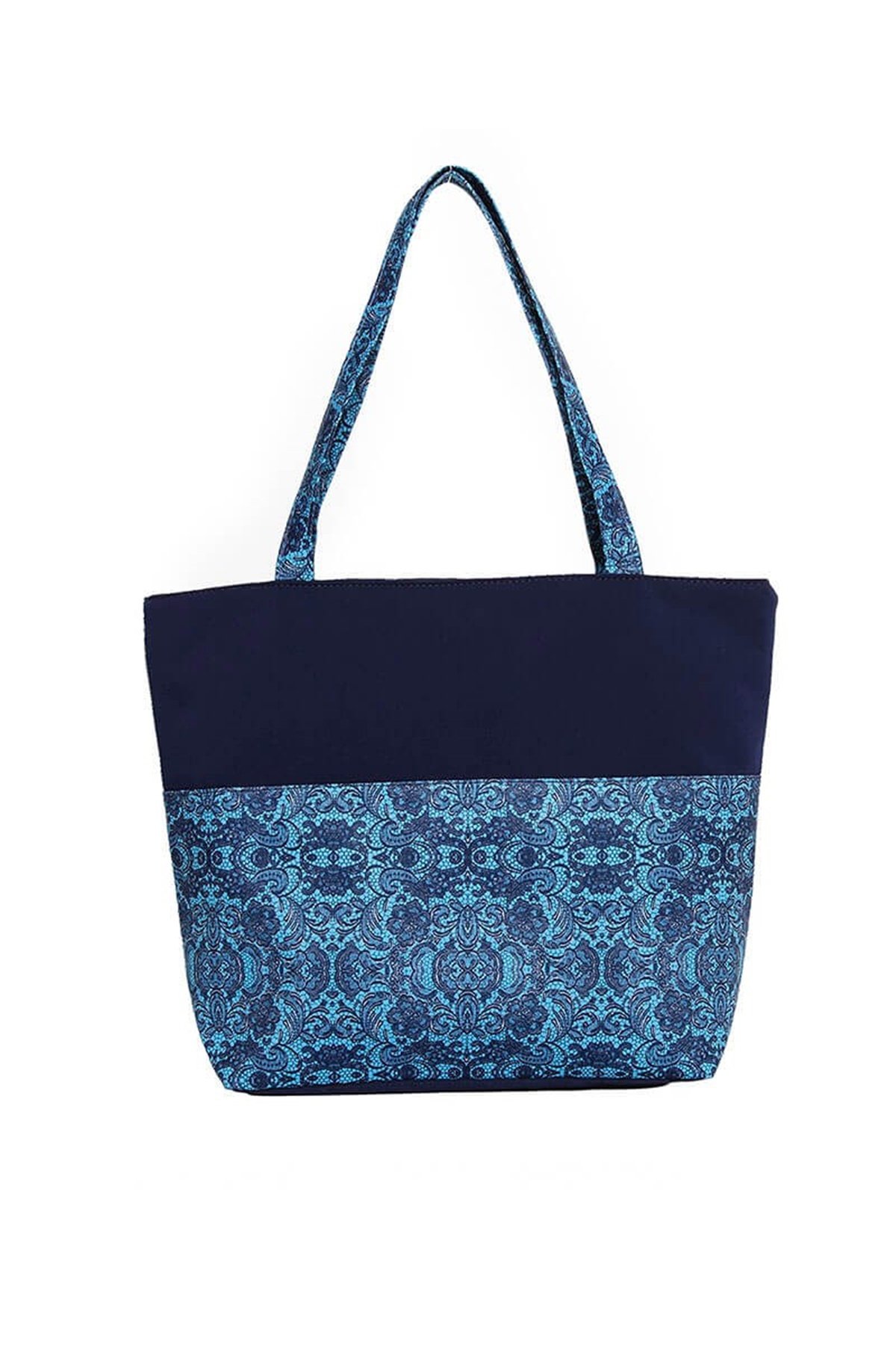 Lacivert Desenli Havuz Çantası A615