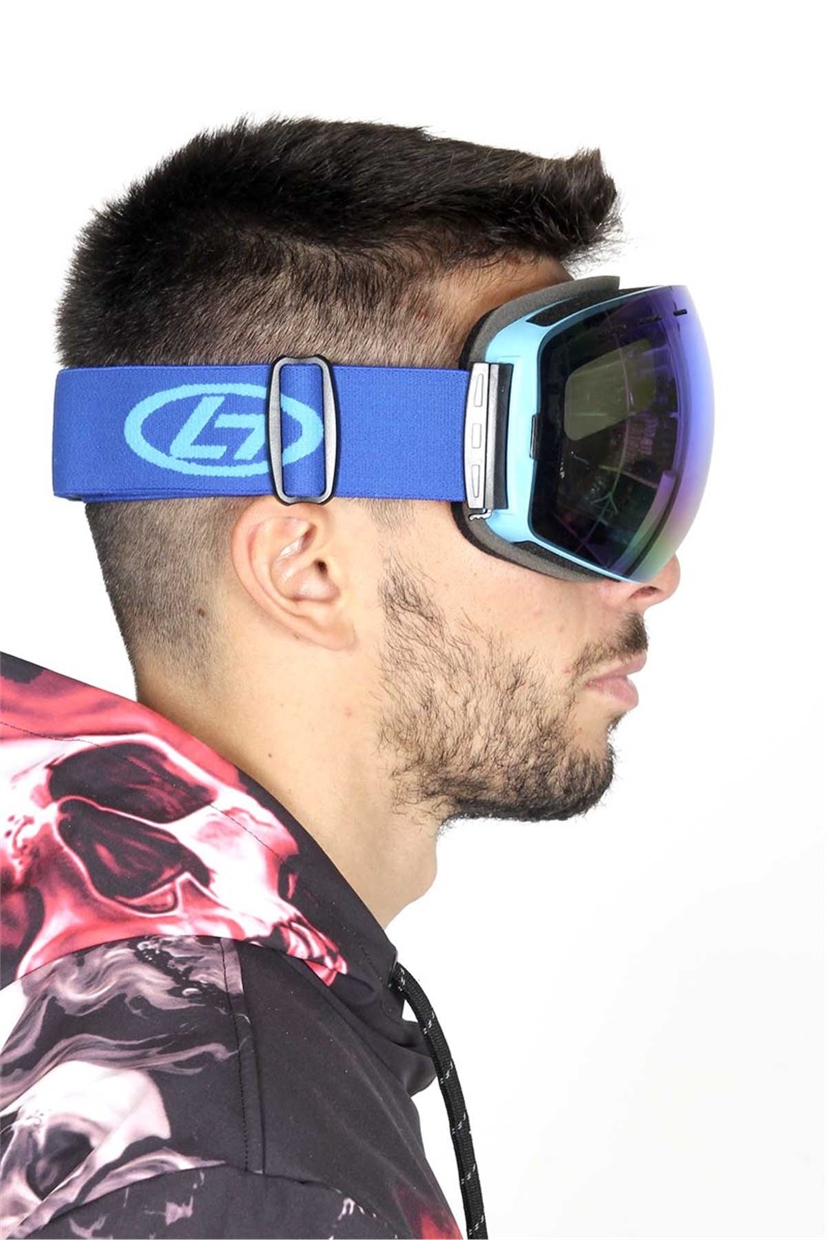 Mandallı Snowboard ve Kayak Gözlüğü Mavi SSG106