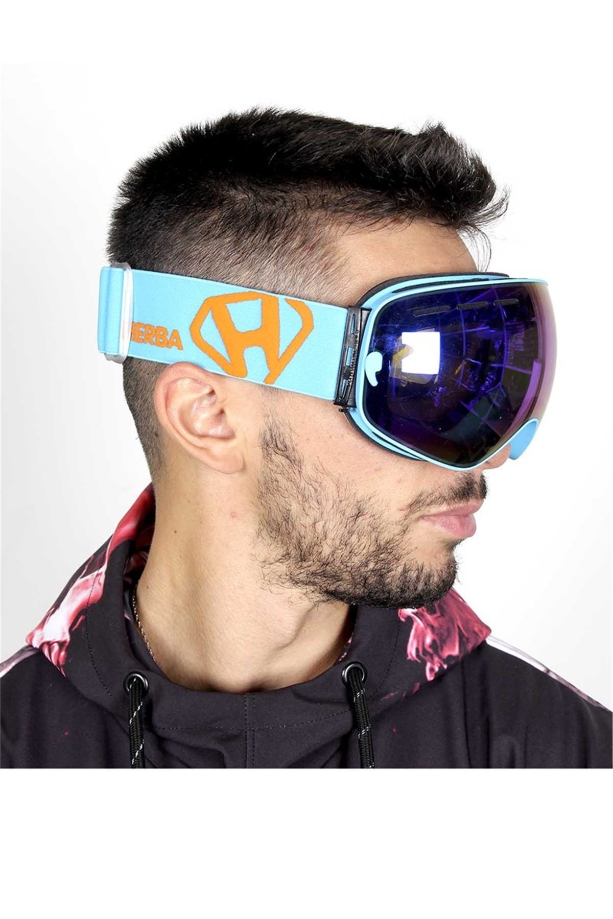 Mandallı Snowboard ve Kayak Gözlüğü Turkuaz SSG111