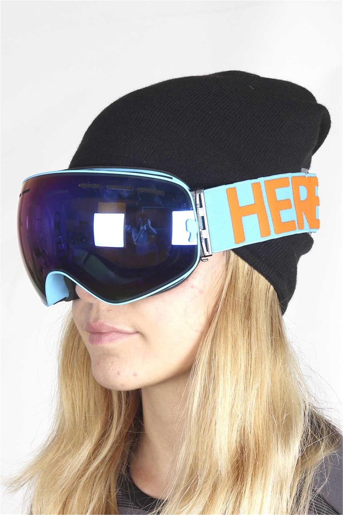 Mandallı Snowboard ve Kayak Gözlüğü Turkuaz SSG115