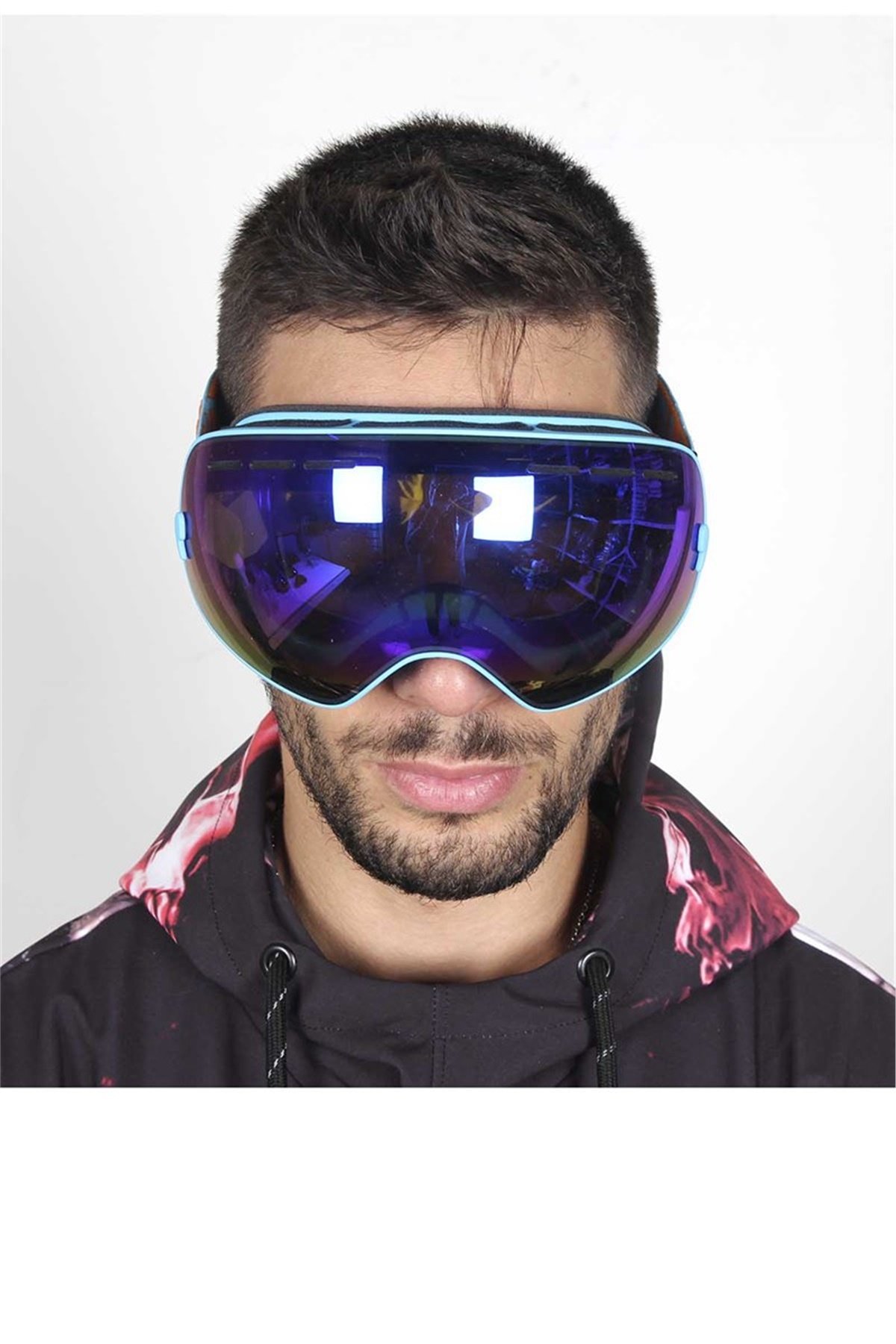 Mandallı Snowboard ve Kayak Gözlüğü Turkuaz SSG111