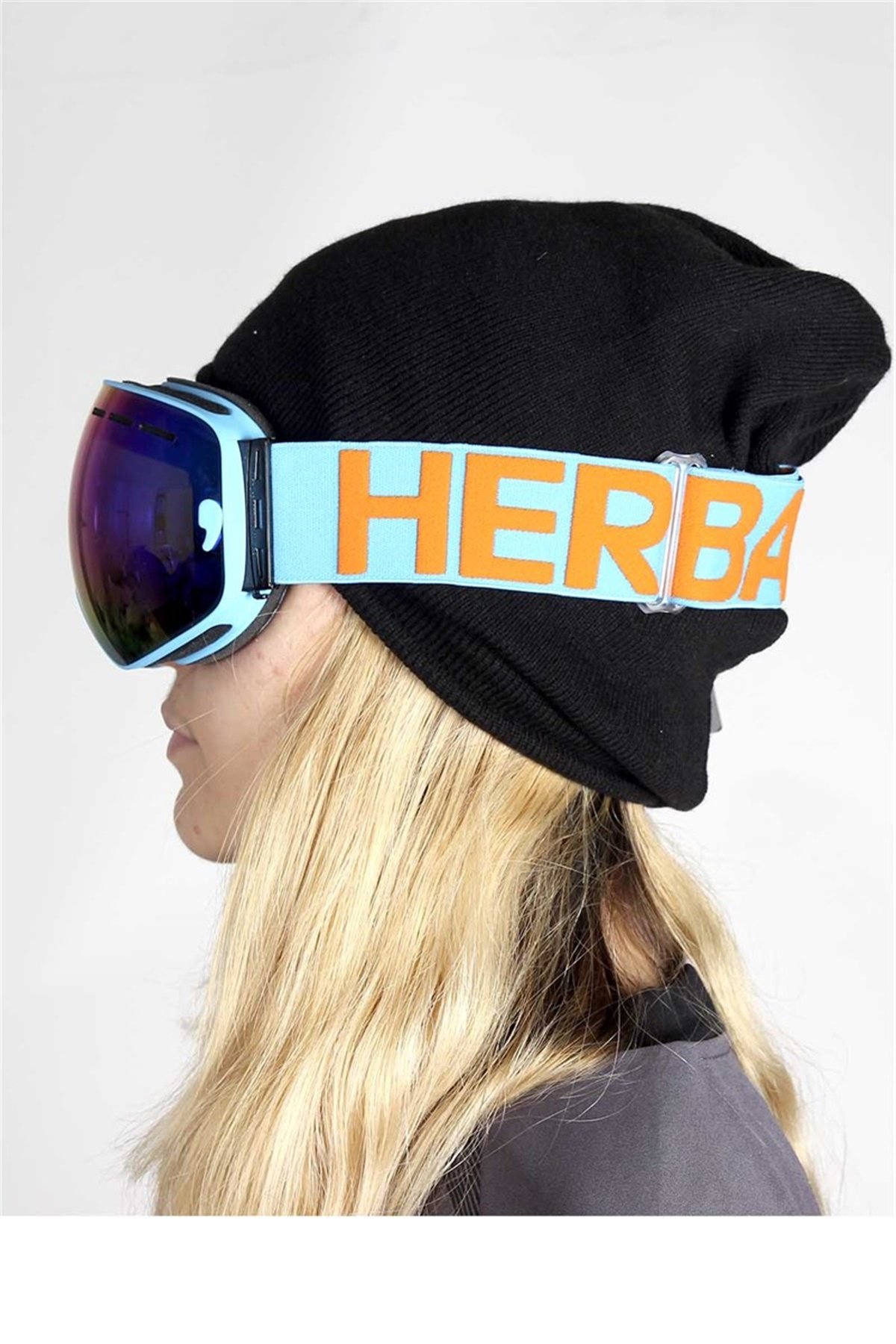 Mandallı Snowboard ve Kayak Gözlüğü Turkuaz SSG115