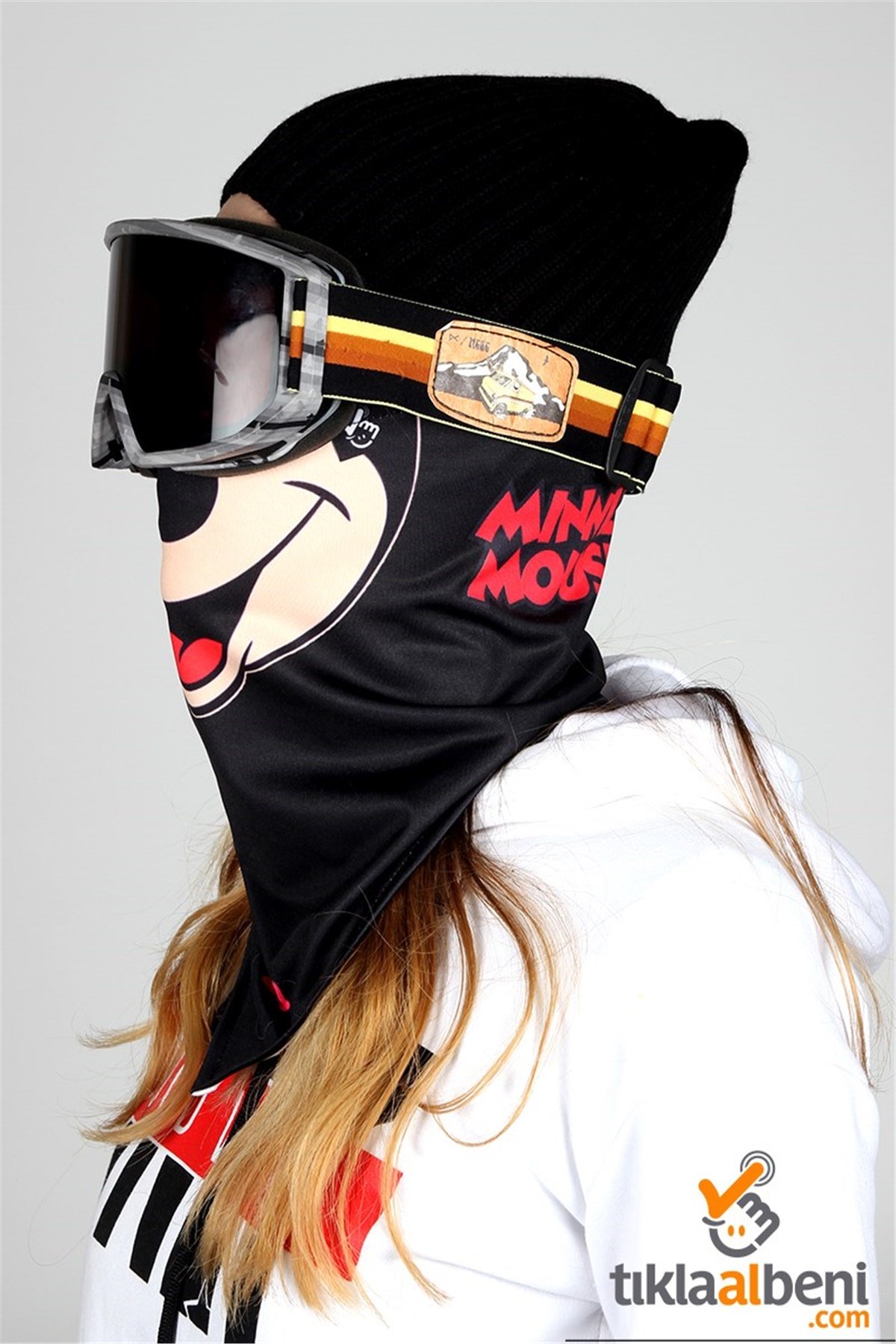 Mini Mouse Kadın Kayak Maskesi 