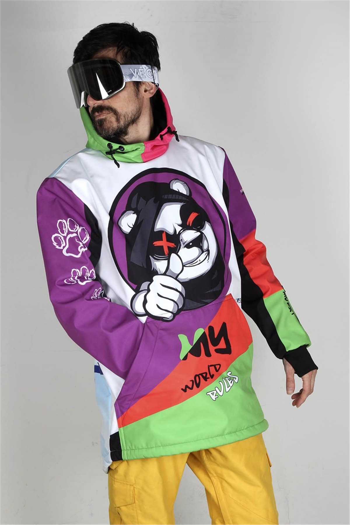 My World May Rules Snowsea Panda Snowboard ve Kayak Montu / Snowsea SS7640