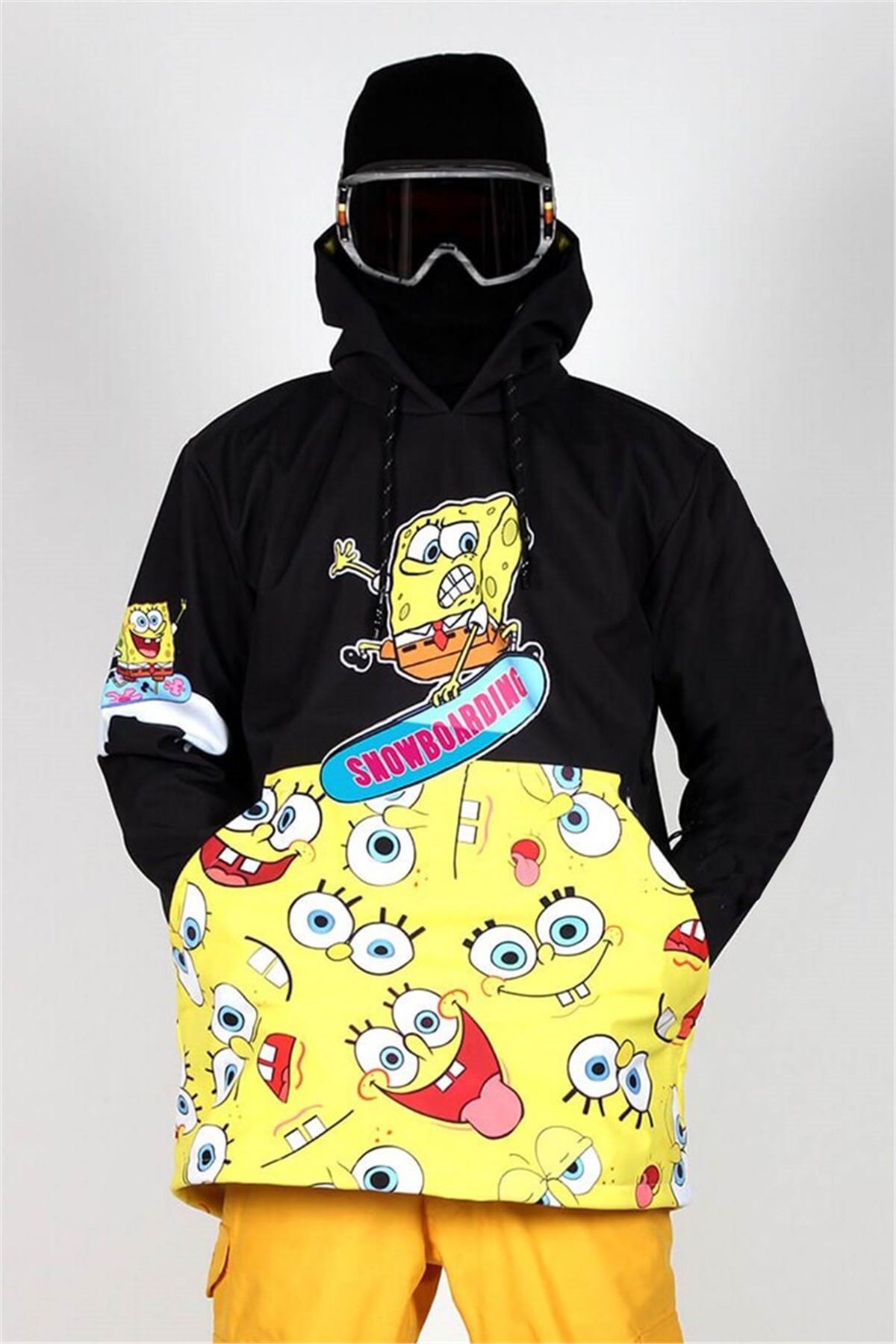 Özel Tasarım Bayan Snowboard Montu Sungerbob